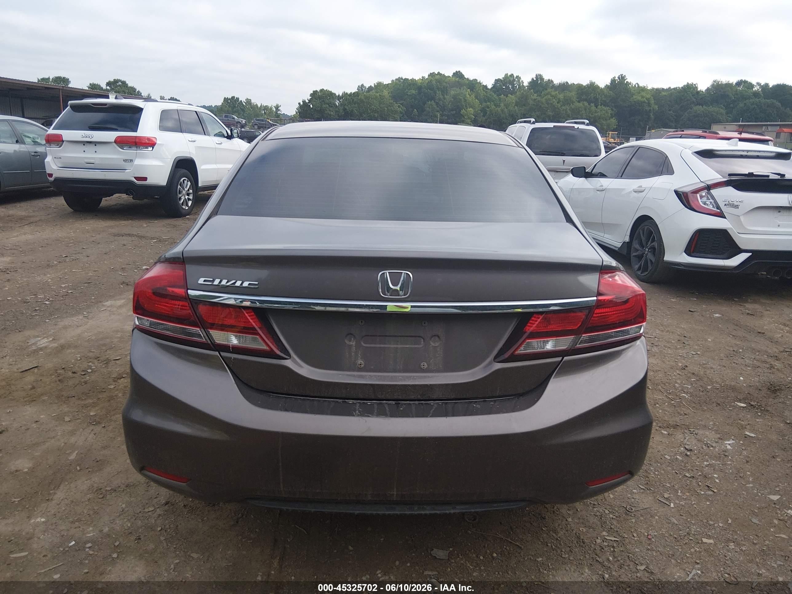 2014 Honda Civic Ex Gray vin: 2HGFB2F81EH557162