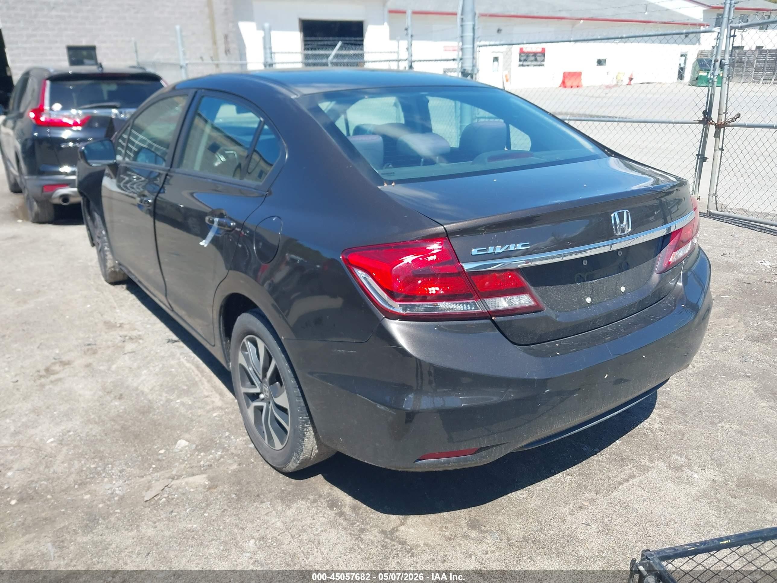2014 Honda Civic Ex Black vin: 2HGFB2F81EH557596