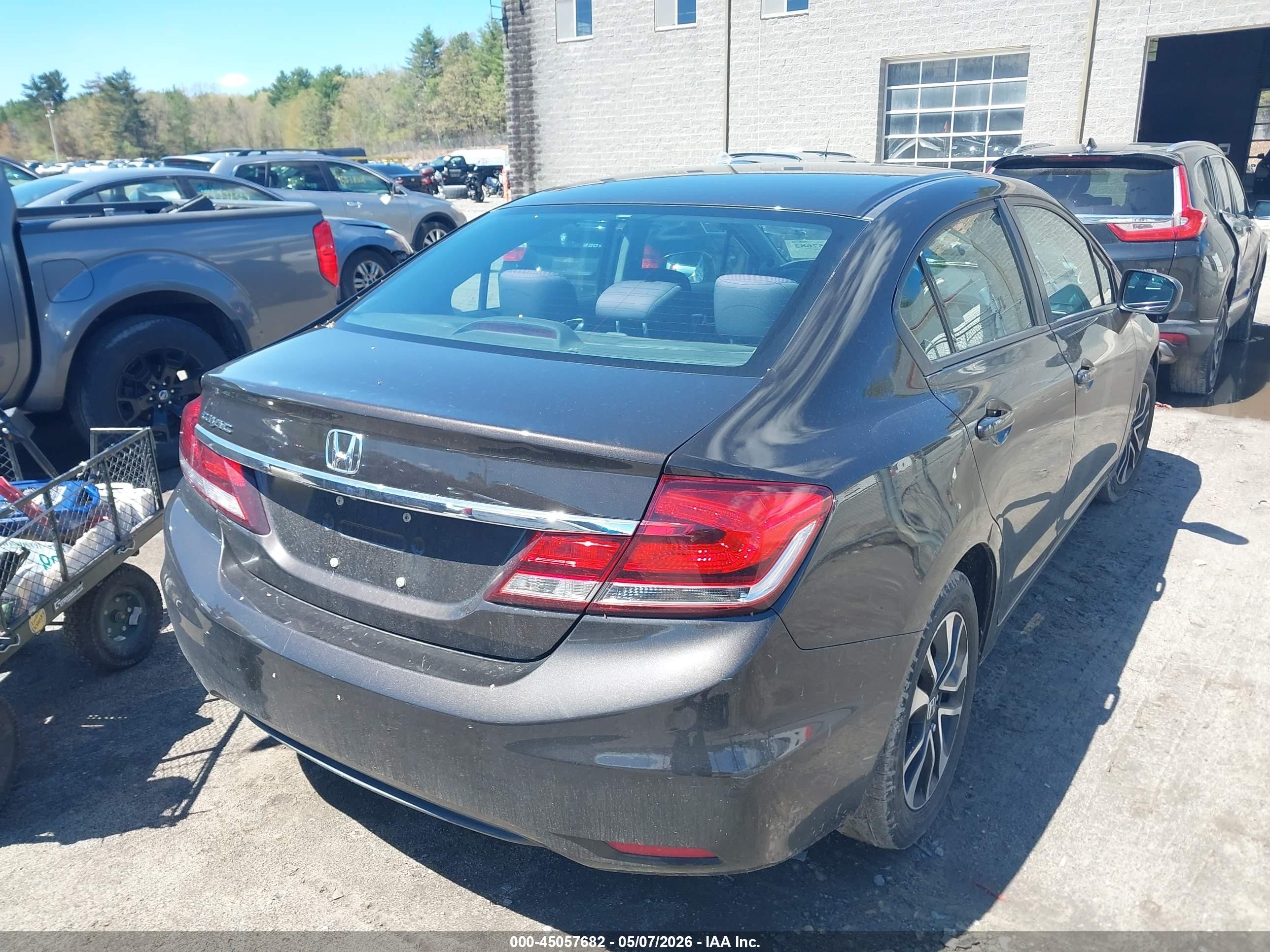 2014 Honda Civic Ex Black vin: 2HGFB2F81EH557596
