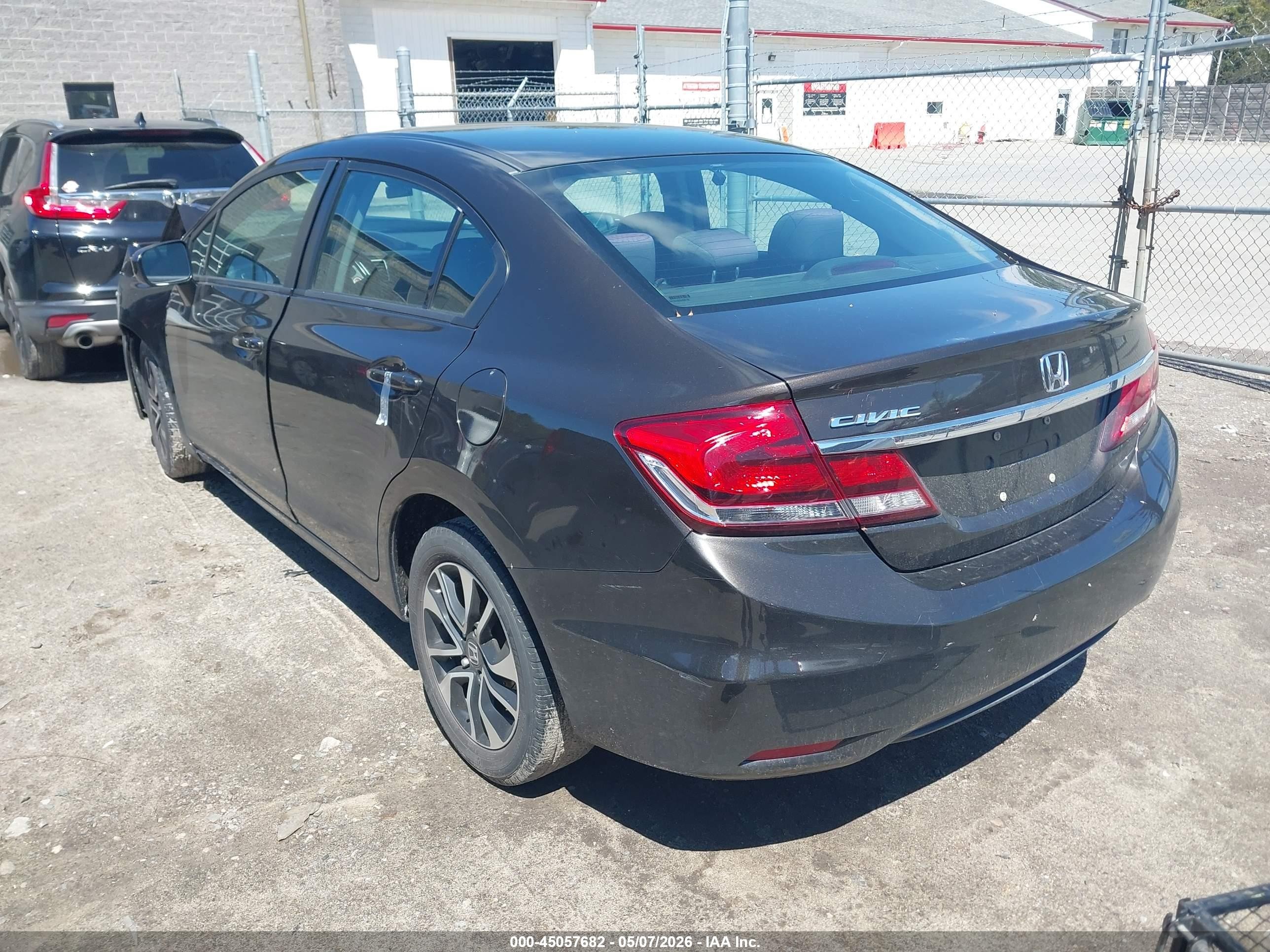 2014 Honda Civic Ex Black vin: 2HGFB2F81EH557596