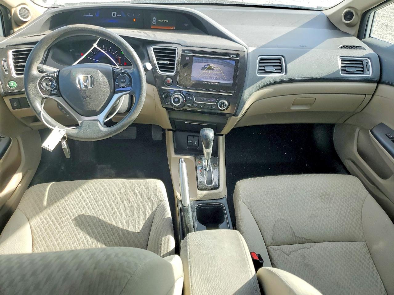 2015 Honda Civic Ex White vin: 2HGFB2F81FH514717