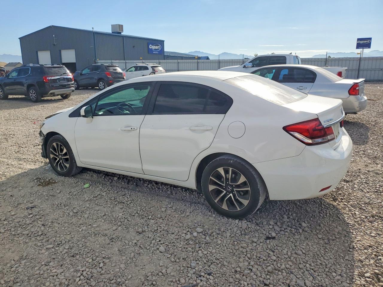 2015 Honda Civic Ex White vin: 2HGFB2F81FH514717