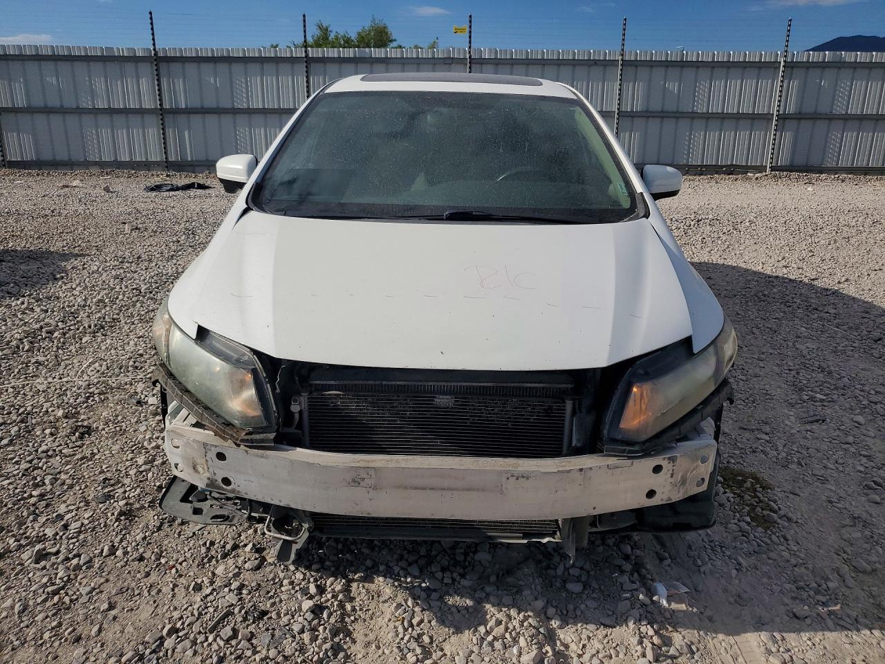 2015 Honda Civic Ex White vin: 2HGFB2F81FH514717