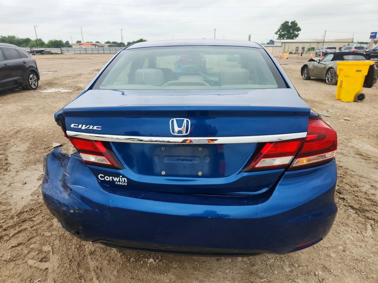 2015 Honda Civic Ex Blue vin: 2HGFB2F81FH526432