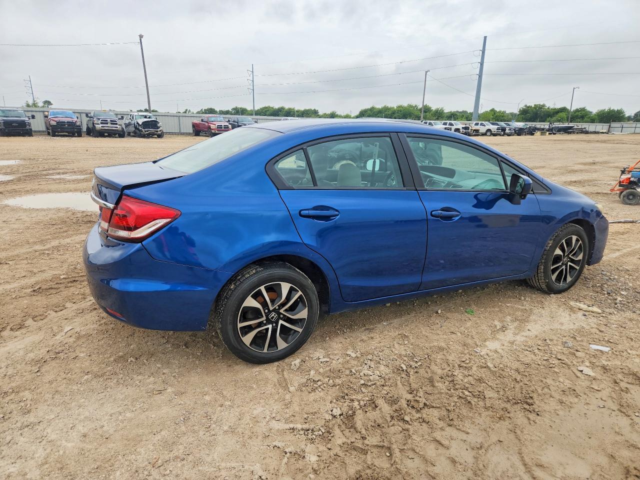 2015 Honda Civic Ex Blue vin: 2HGFB2F81FH526432