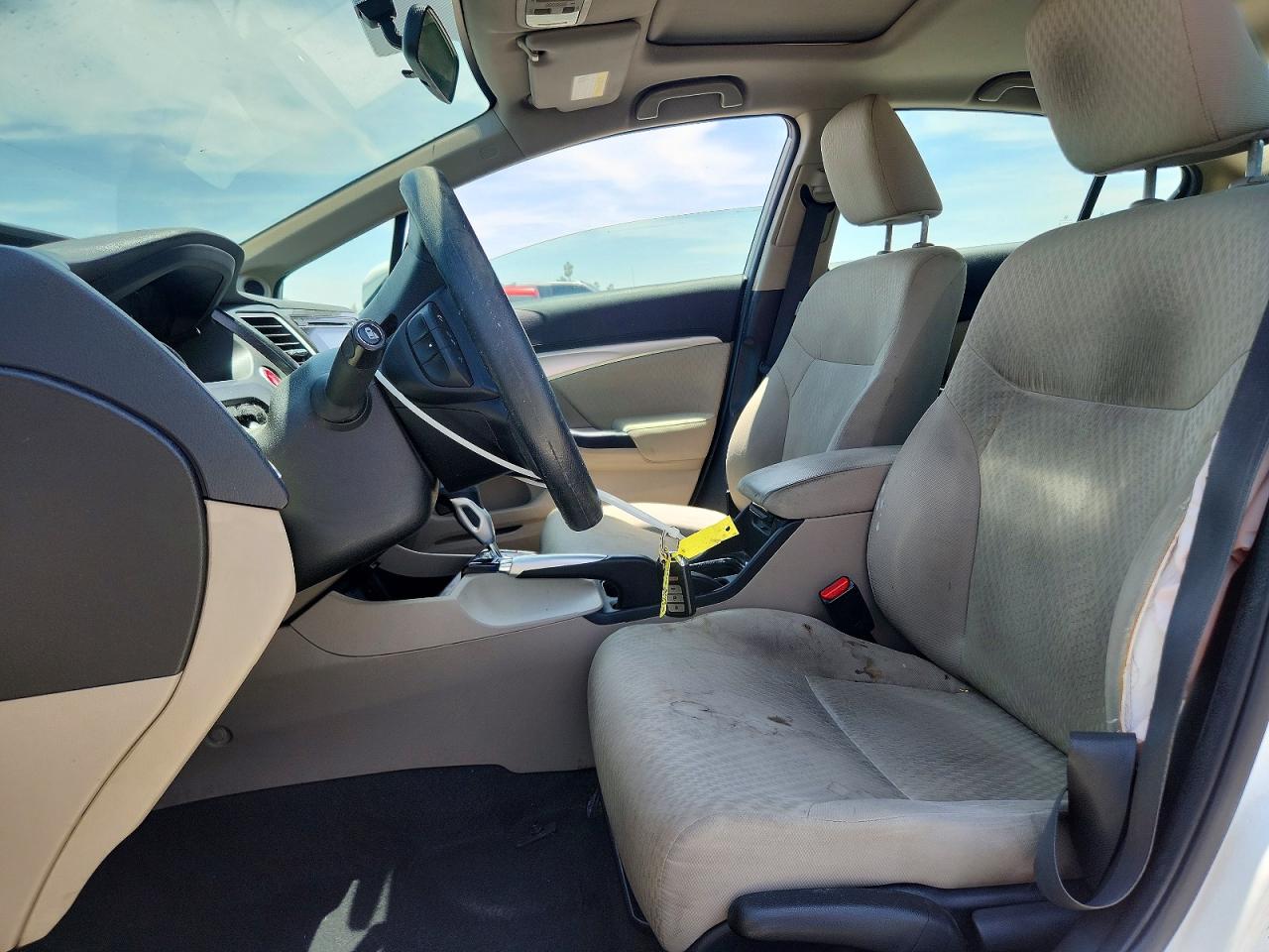 2015 Honda Civic Ex Белый vin: 2HGFB2F81FH551024