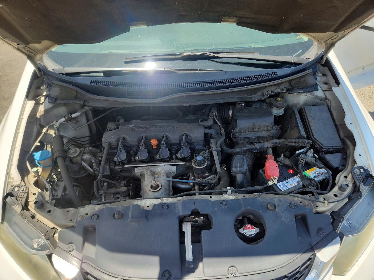 2015 Honda Civic Ex Белый vin: 2HGFB2F81FH551024