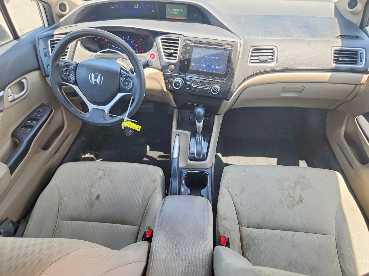 2015 Honda Civic Ex Белый vin: 2HGFB2F81FH551024