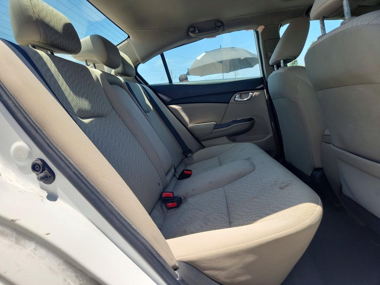 2015 Honda Civic Ex Белый vin: 2HGFB2F81FH551024
