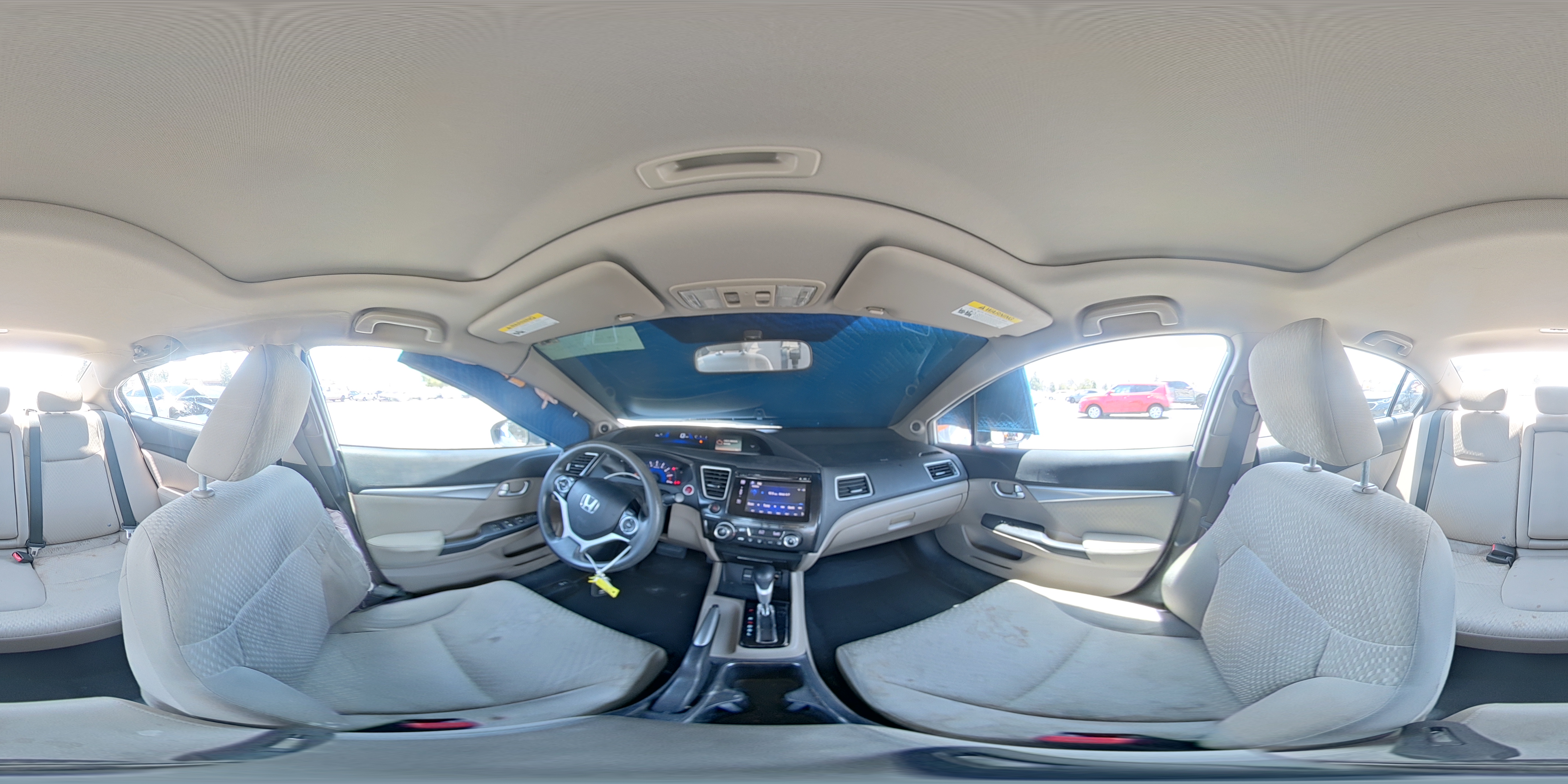 2015 Honda Civic Ex Белый vin: 2HGFB2F81FH551024