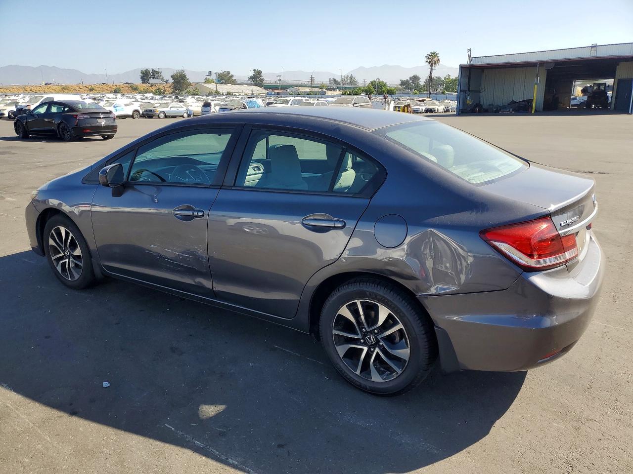 2015 Honda Civic Ex Gray vin: 2HGFB2F81FH561035