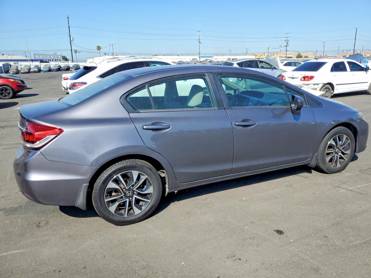 2015 Honda Civic Ex Gray vin: 2HGFB2F81FH561035