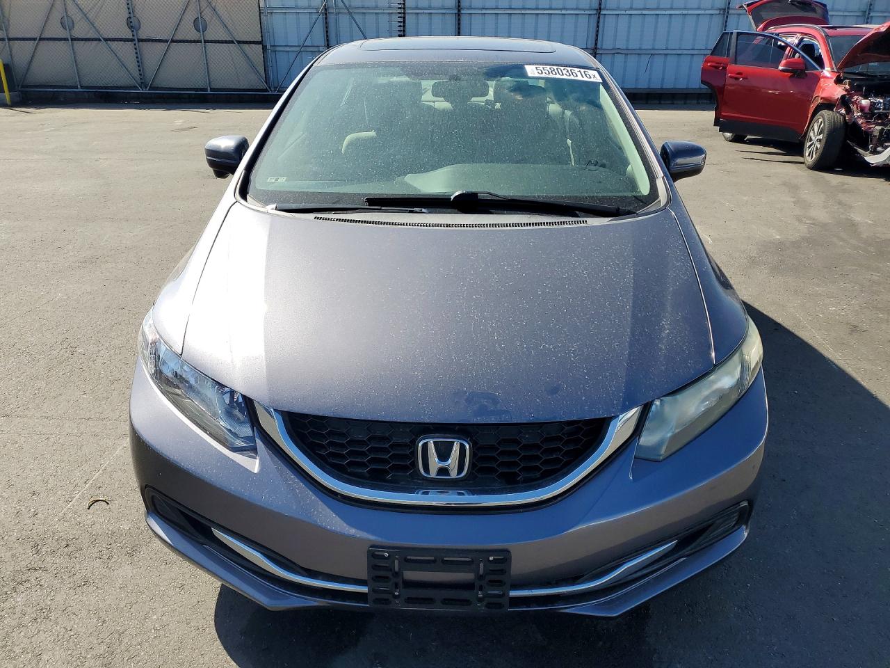 2015 Honda Civic Ex Gray vin: 2HGFB2F81FH561035