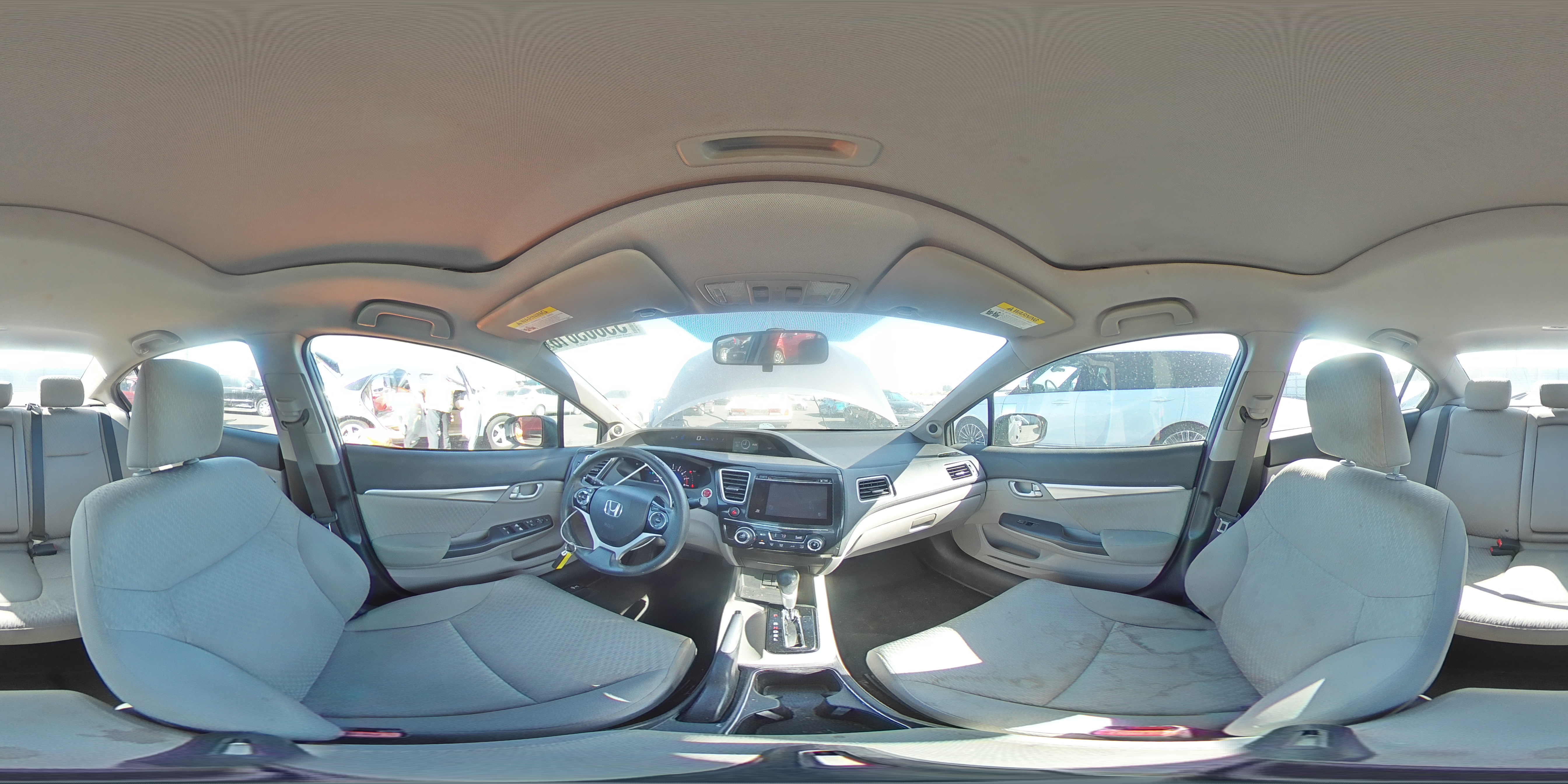 2015 Honda Civic Ex Gray vin: 2HGFB2F81FH561035