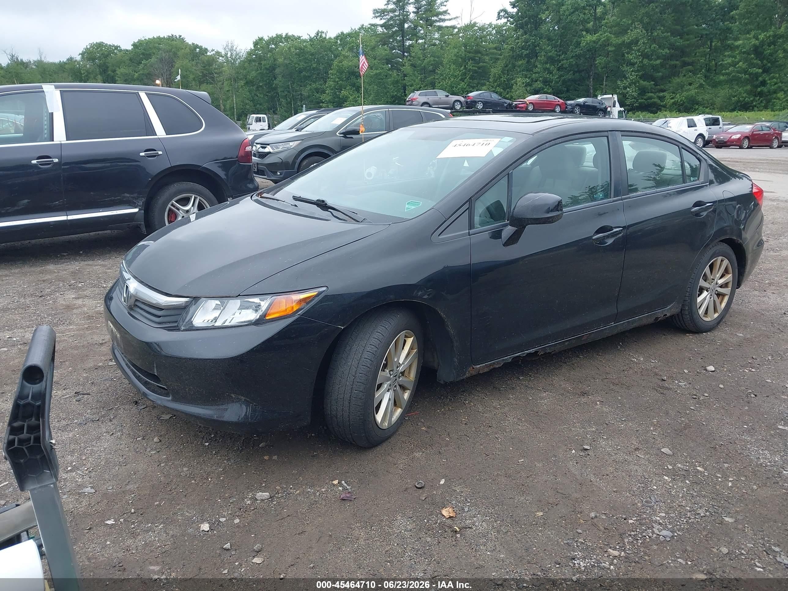 2012 Honda Civic Ex Black vin: 2HGFB2F82CH300623