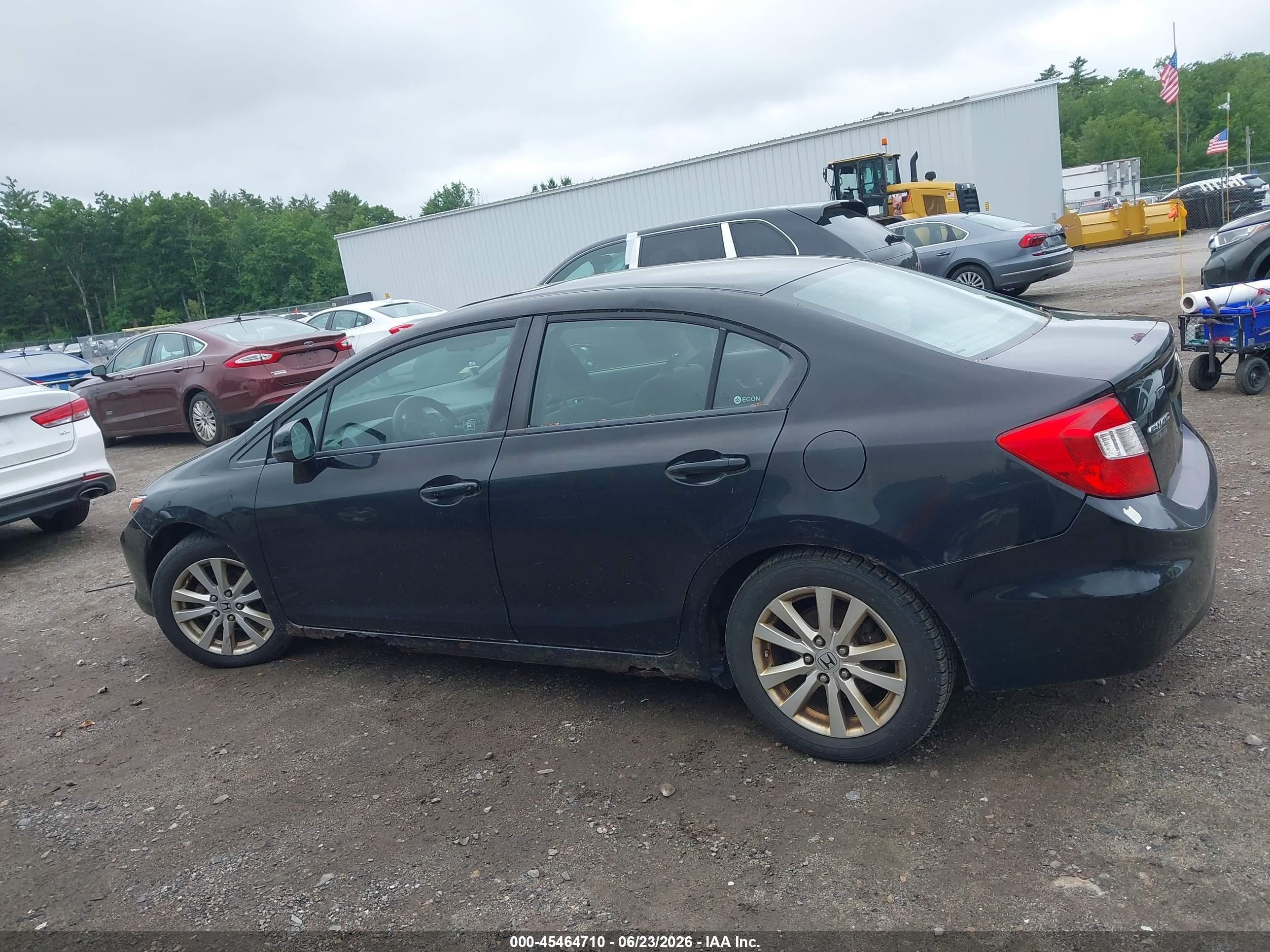 2012 Honda Civic Ex Black vin: 2HGFB2F82CH300623