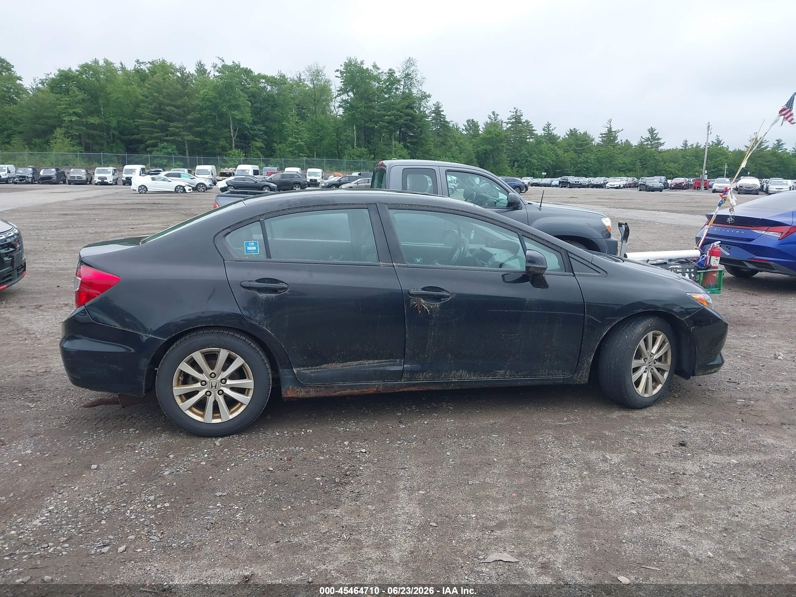 2012 Honda Civic Ex Black vin: 2HGFB2F82CH300623