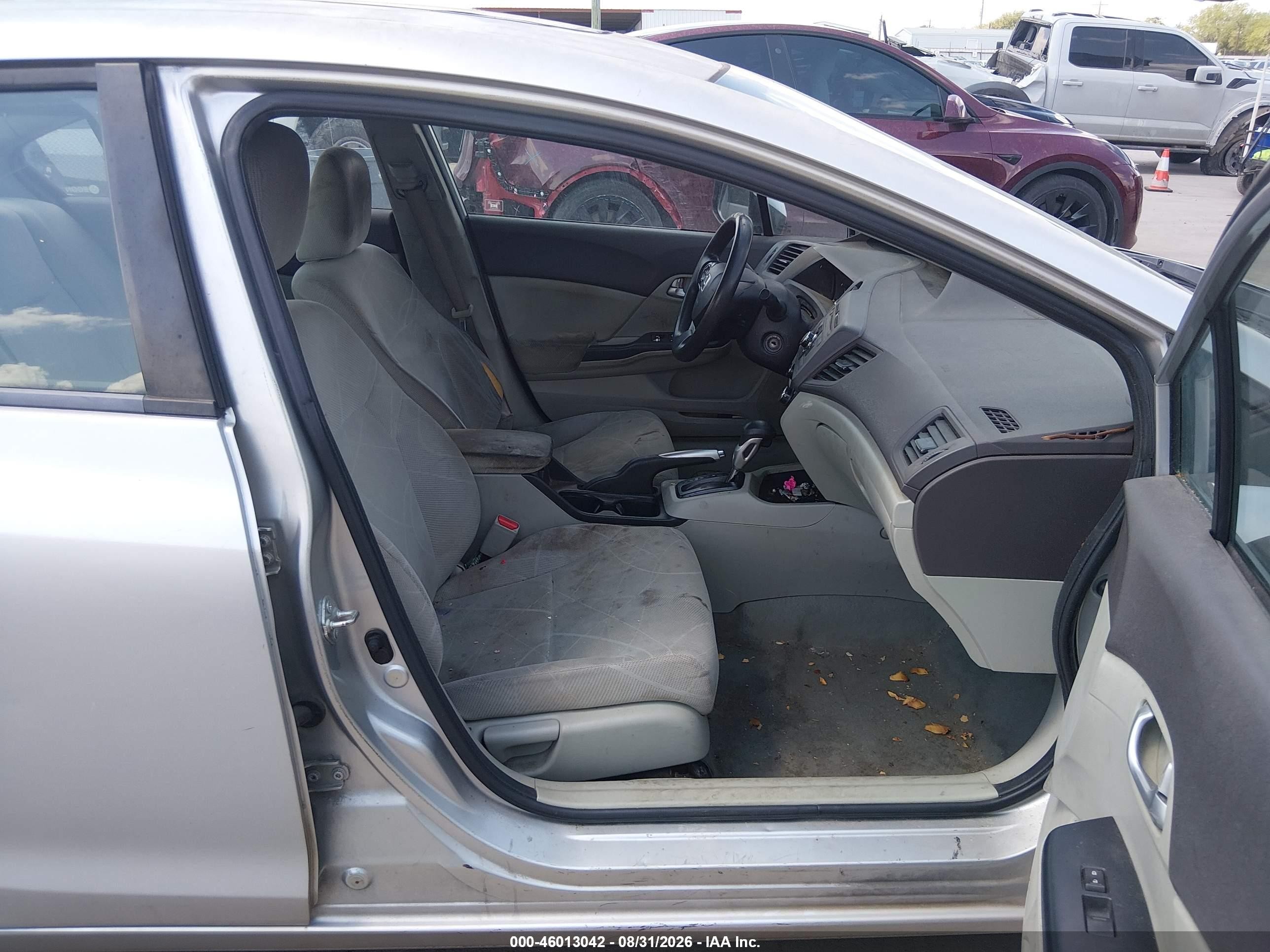 2012 Honda Civic Ex Silver vin: 2HGFB2F82CH312769