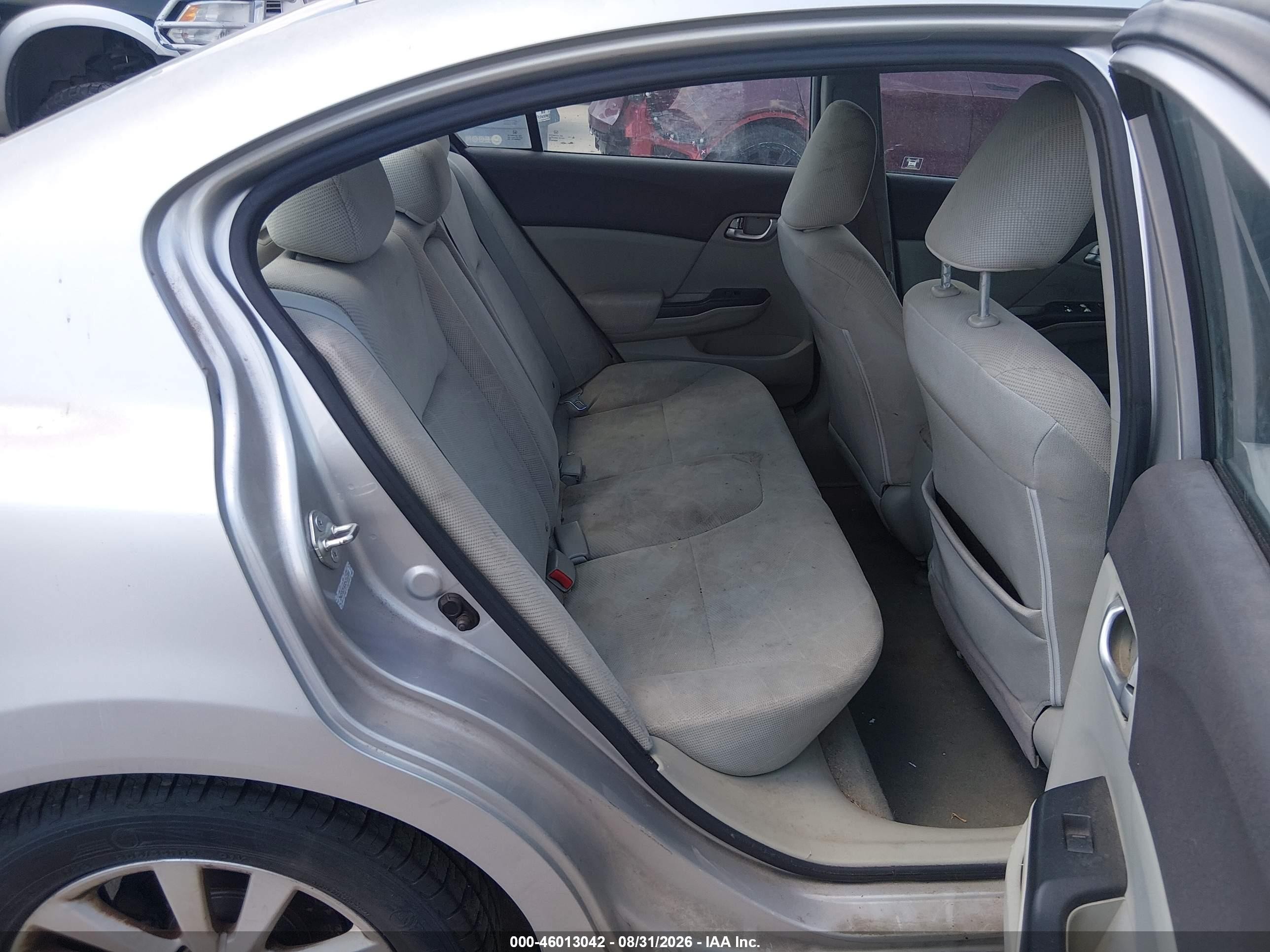 2012 Honda Civic Ex Silver vin: 2HGFB2F82CH312769