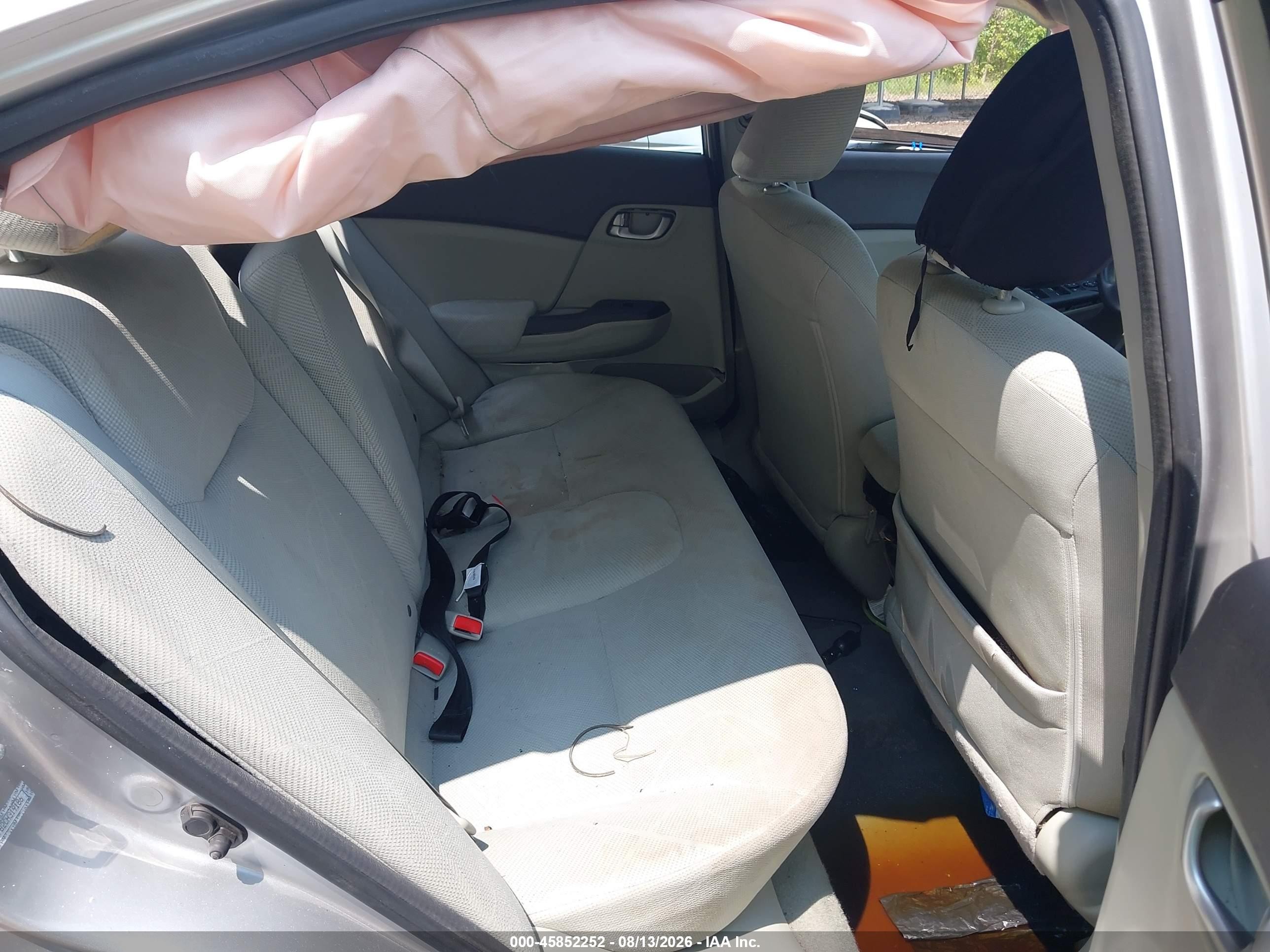 2012 Honda Civic Ex Silver vin: 2HGFB2F82CH319186