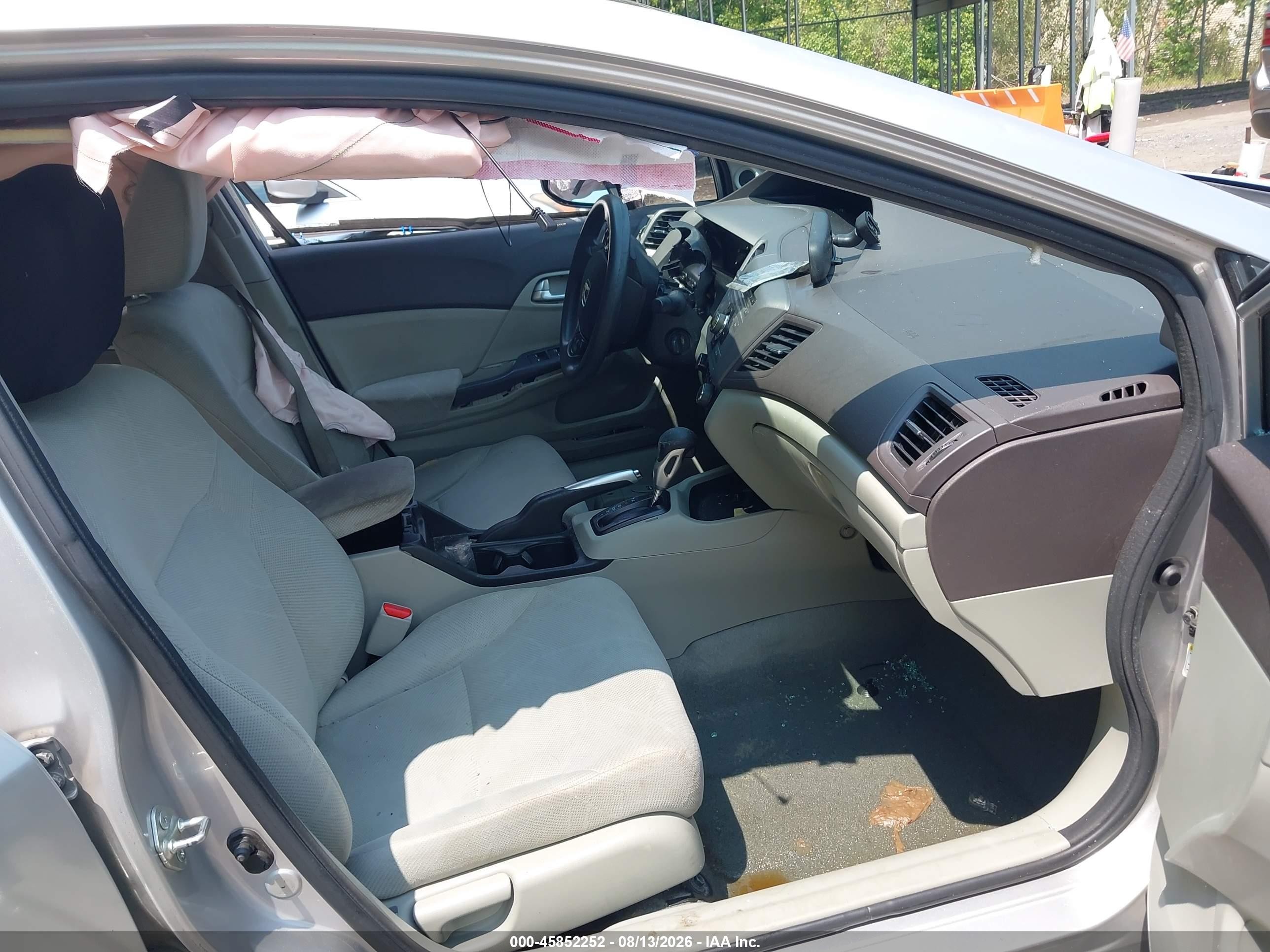 2012 Honda Civic Ex Silver vin: 2HGFB2F82CH319186