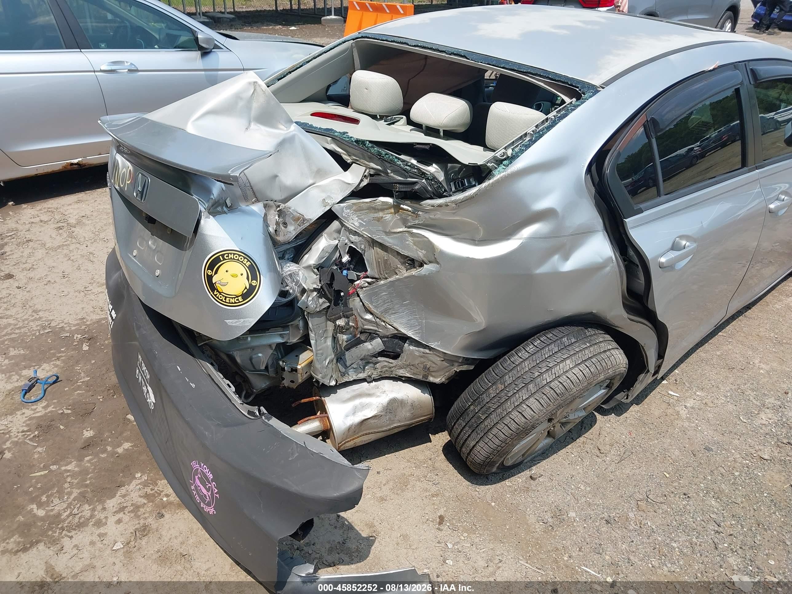 2012 Honda Civic Ex Silver vin: 2HGFB2F82CH319186