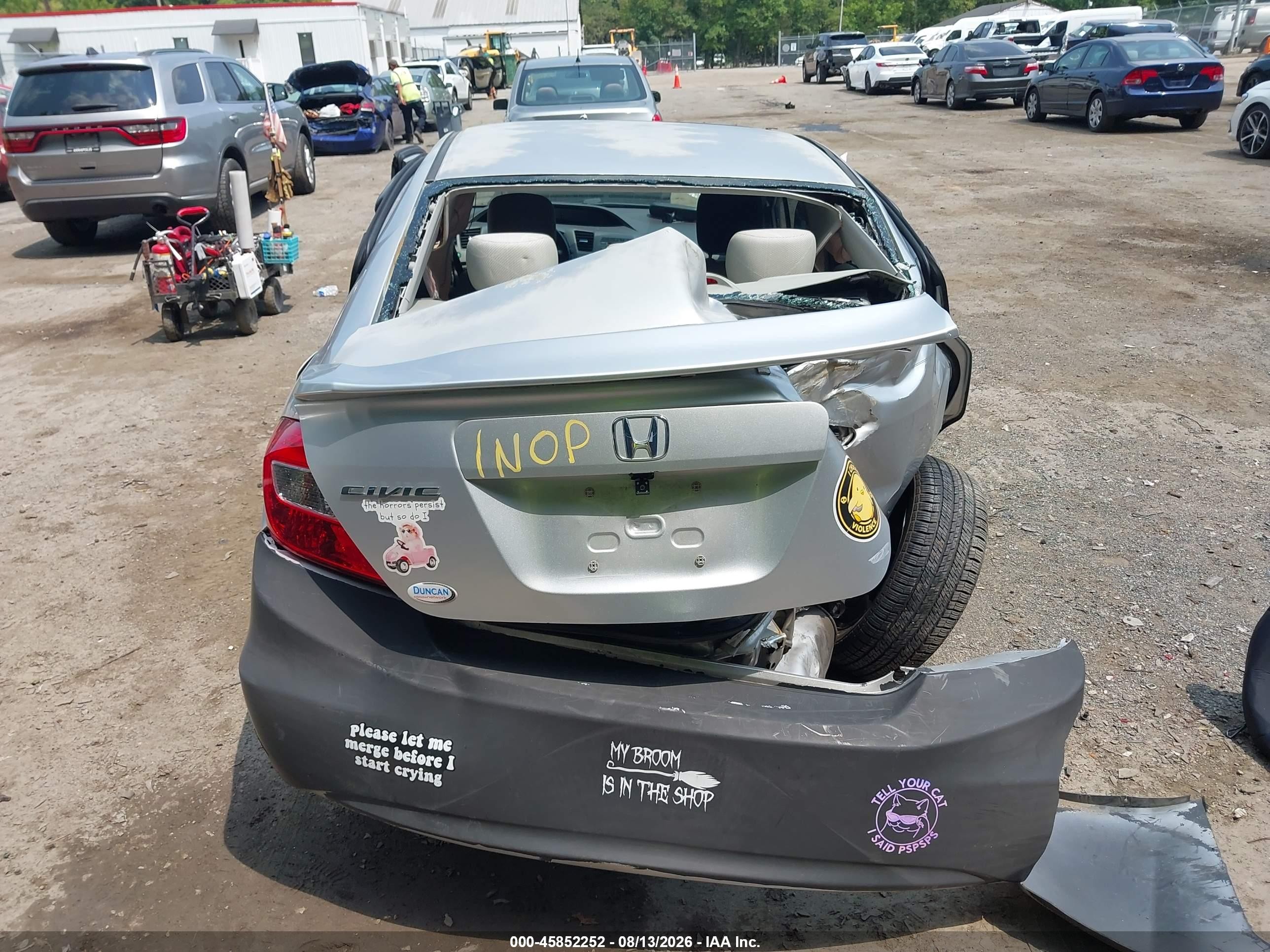 2012 Honda Civic Ex Silver vin: 2HGFB2F82CH319186