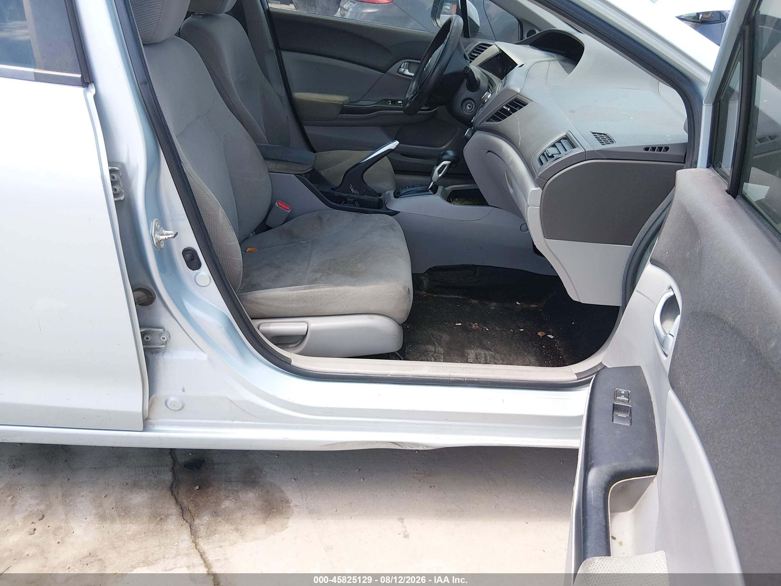 2012 Honda Civic Ex Blue vin: 2HGFB2F82CH529495