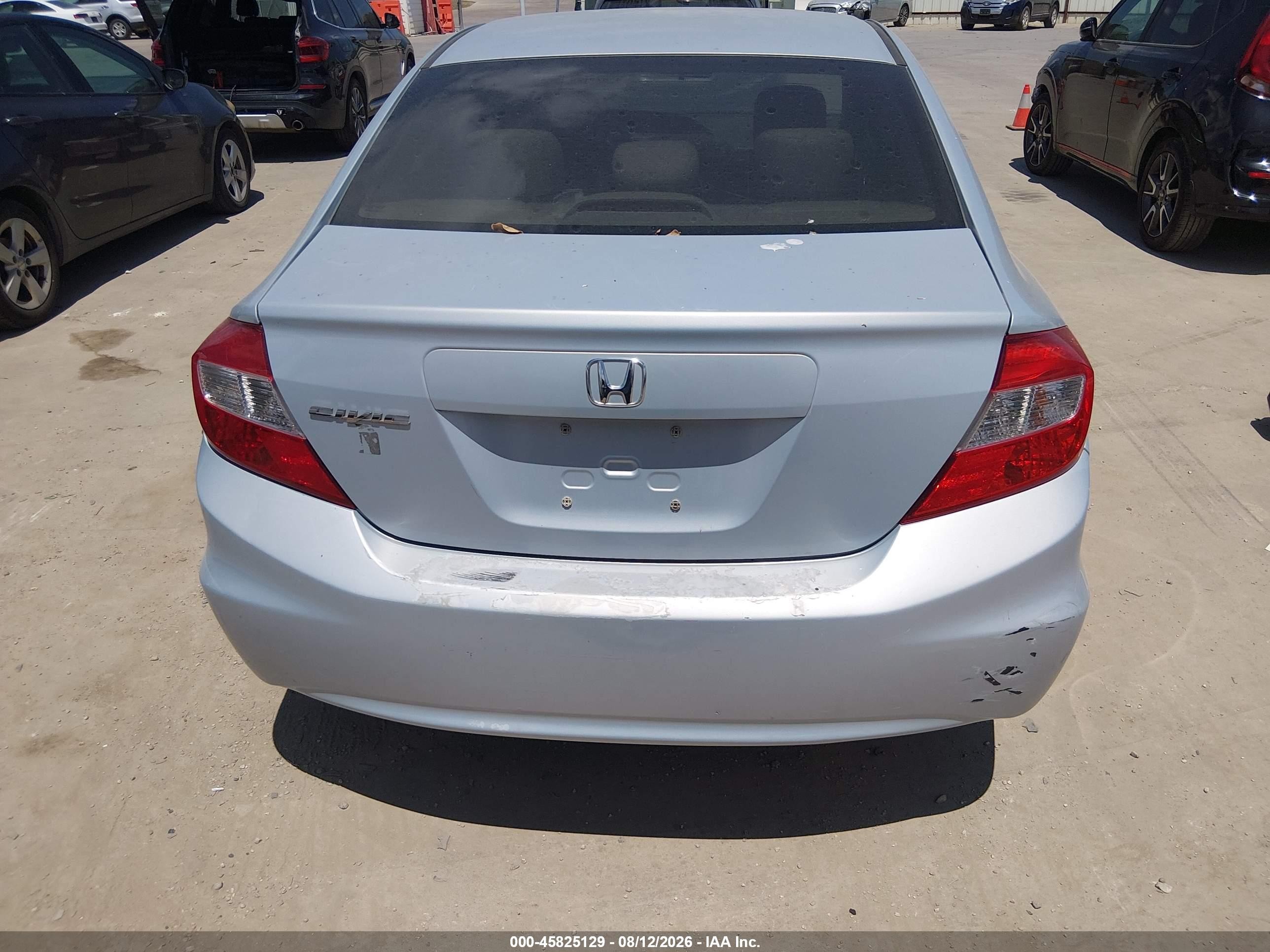 2012 Honda Civic Ex Blue vin: 2HGFB2F82CH529495