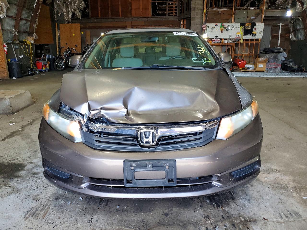 2012 Honda Civic Ex Brown vin: 2HGFB2F82CH530856