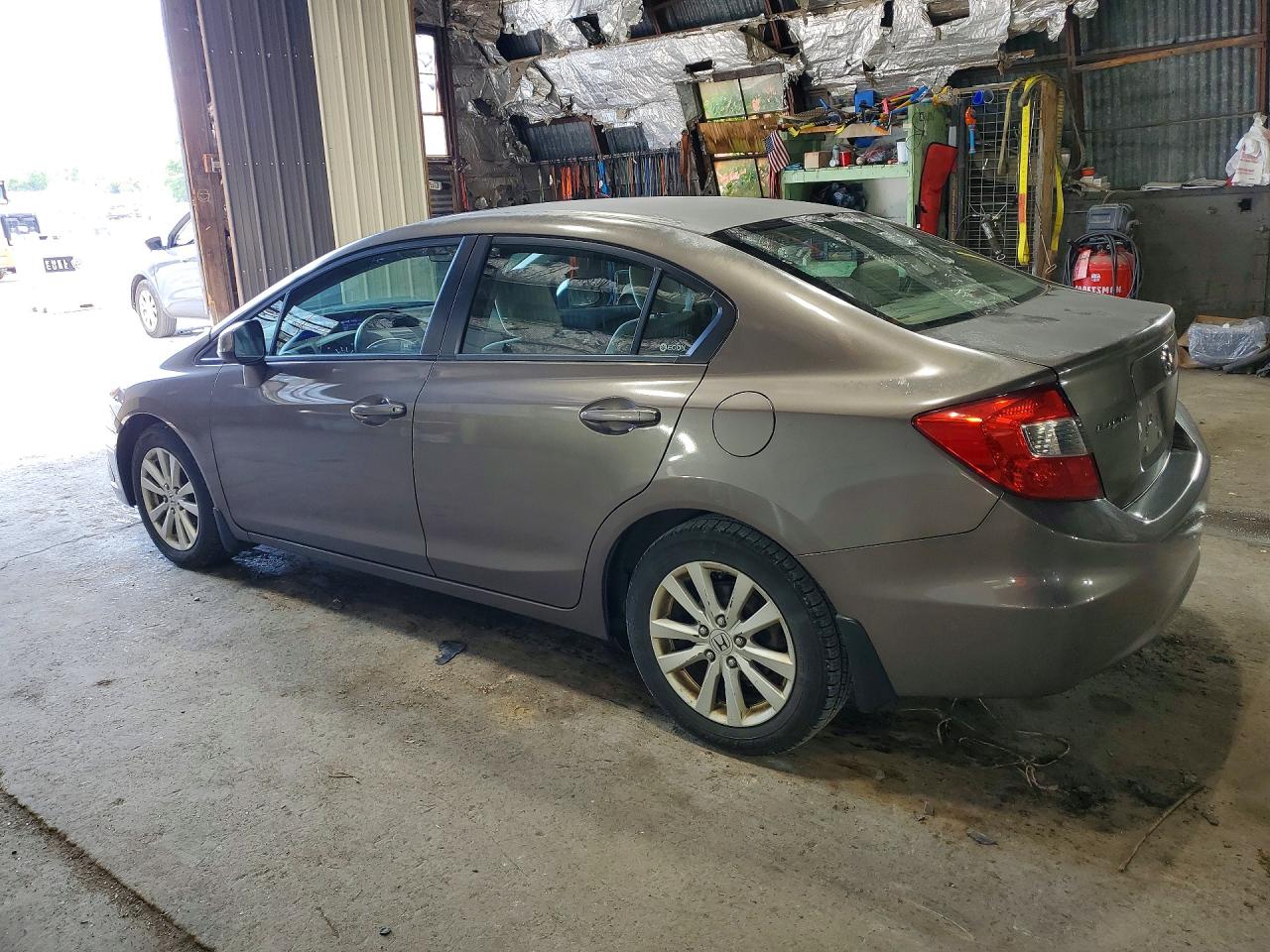 2012 Honda Civic Ex Brown vin: 2HGFB2F82CH530856