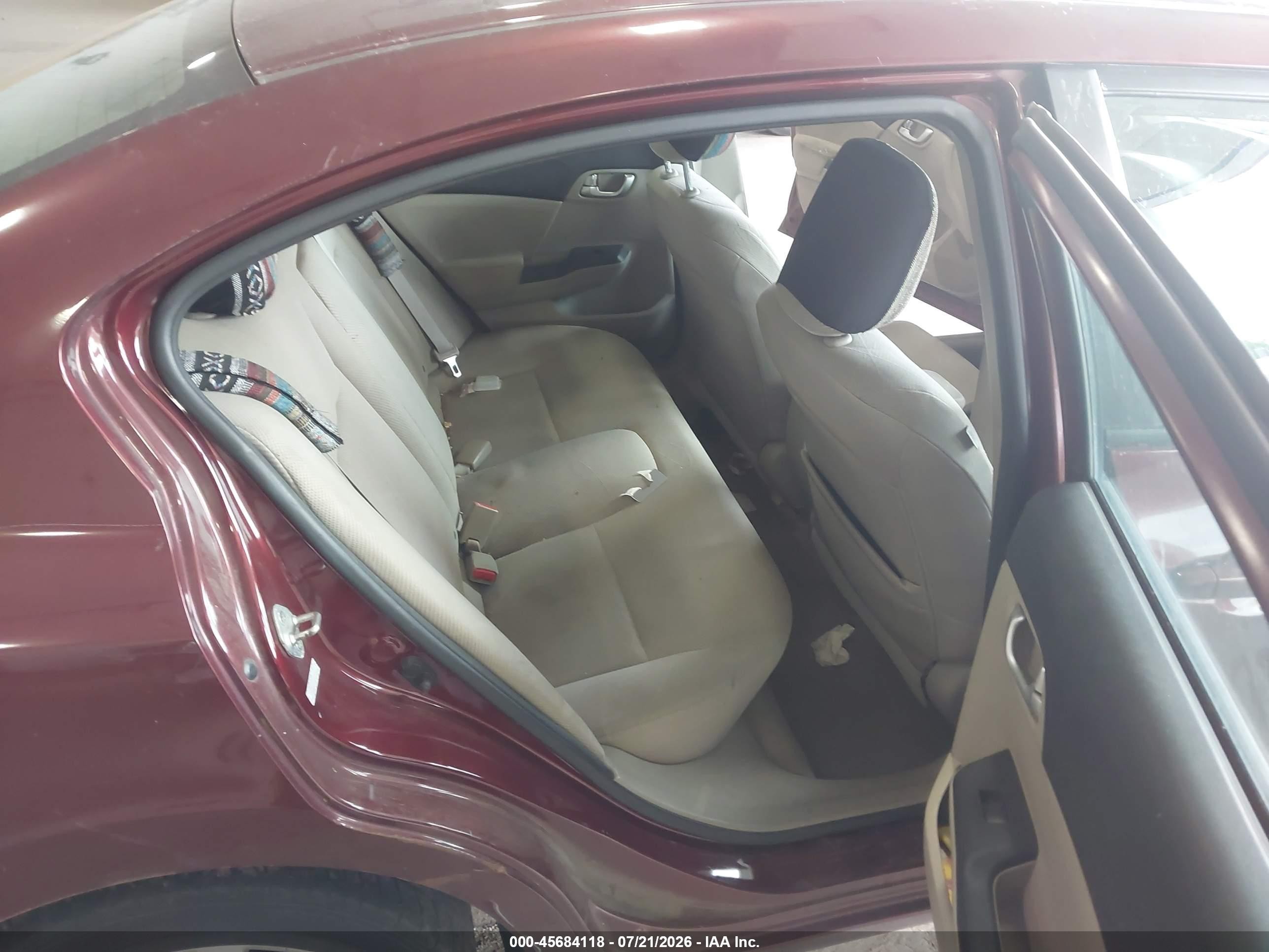 2012 Honda Civic Ex Red vin: 2HGFB2F82CH536169