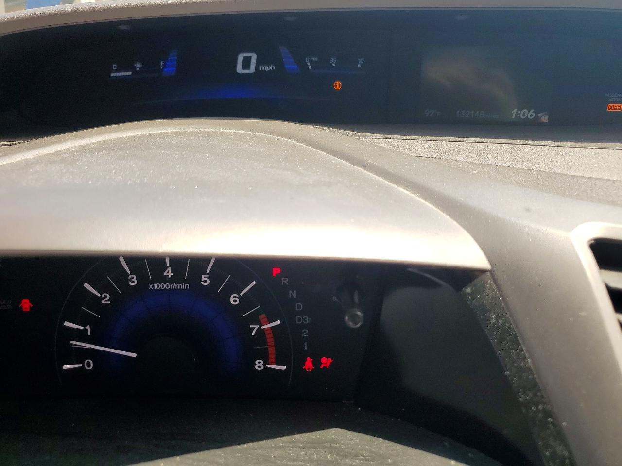 2012 Honda Civic Ex Синий vin: 2HGFB2F82CH554610