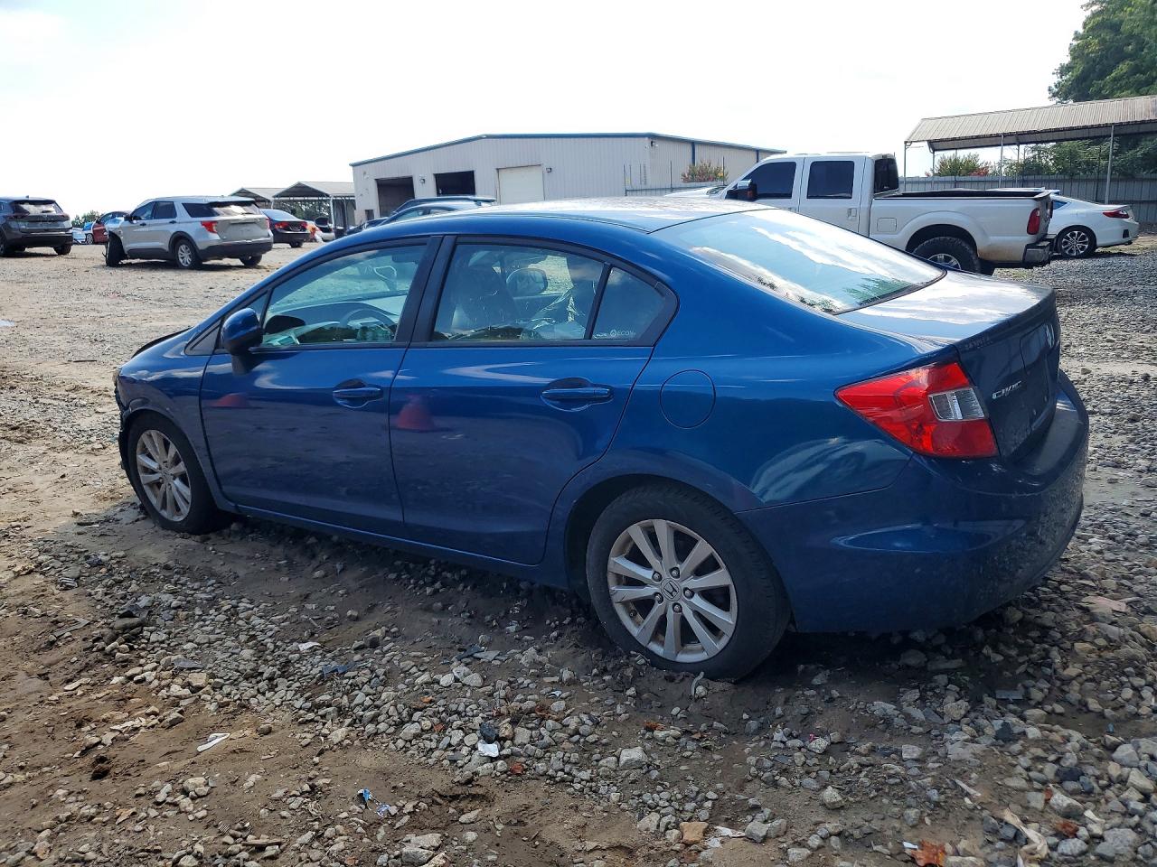 2012 Honda Civic Ex Синий vin: 2HGFB2F82CH554610
