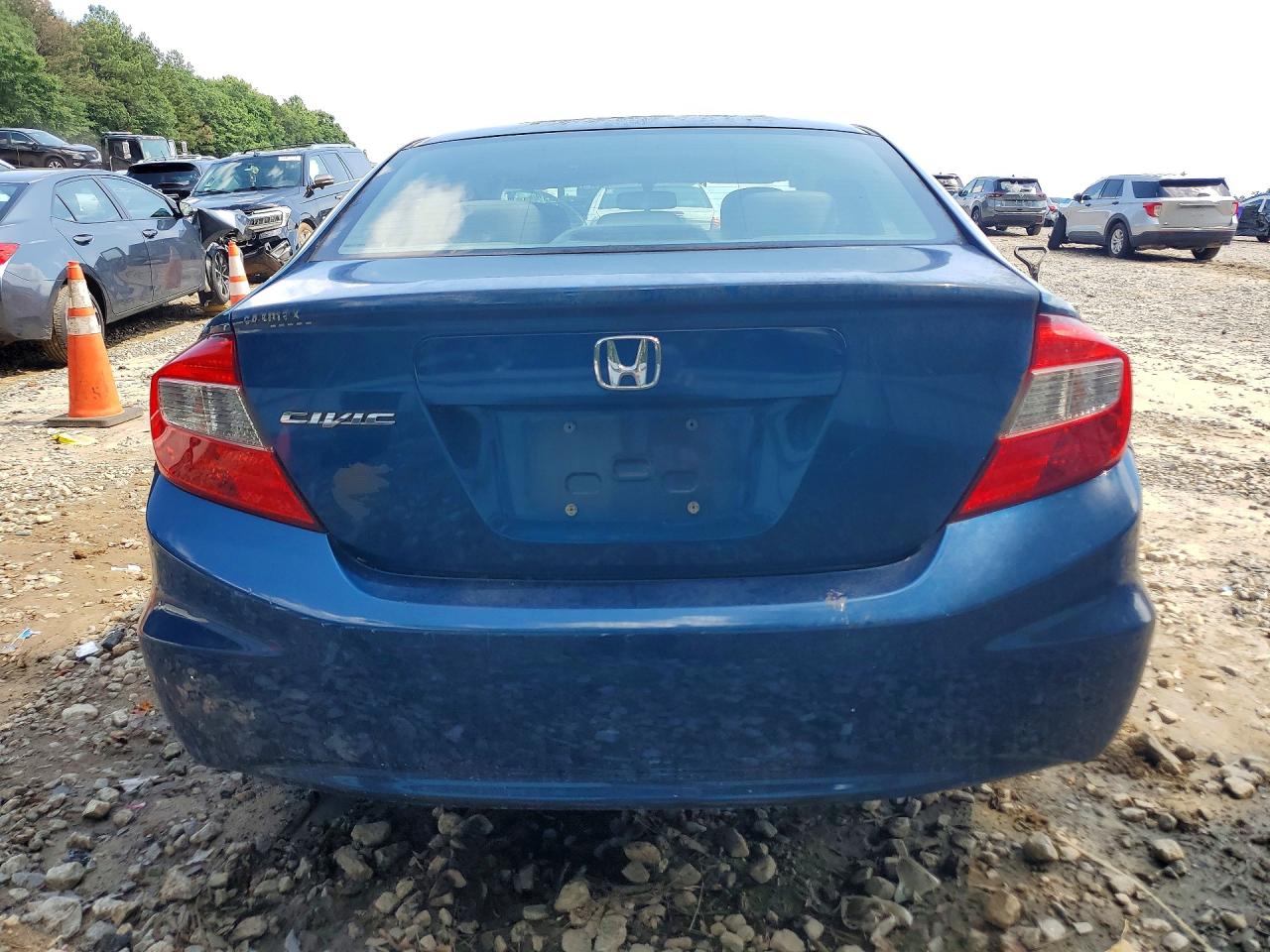 2012 Honda Civic Ex Синий vin: 2HGFB2F82CH554610