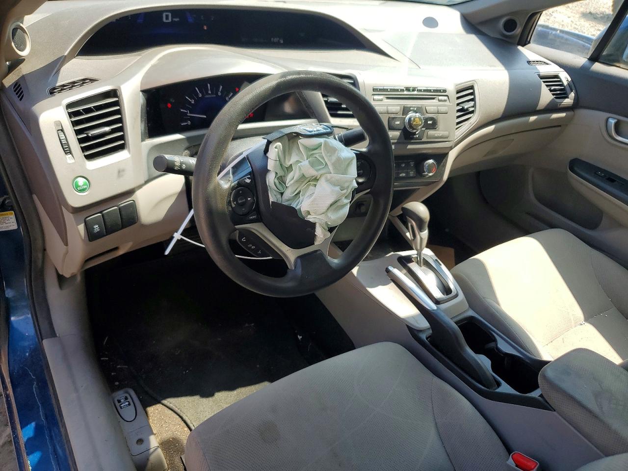 2012 Honda Civic Ex Синий vin: 2HGFB2F82CH554610