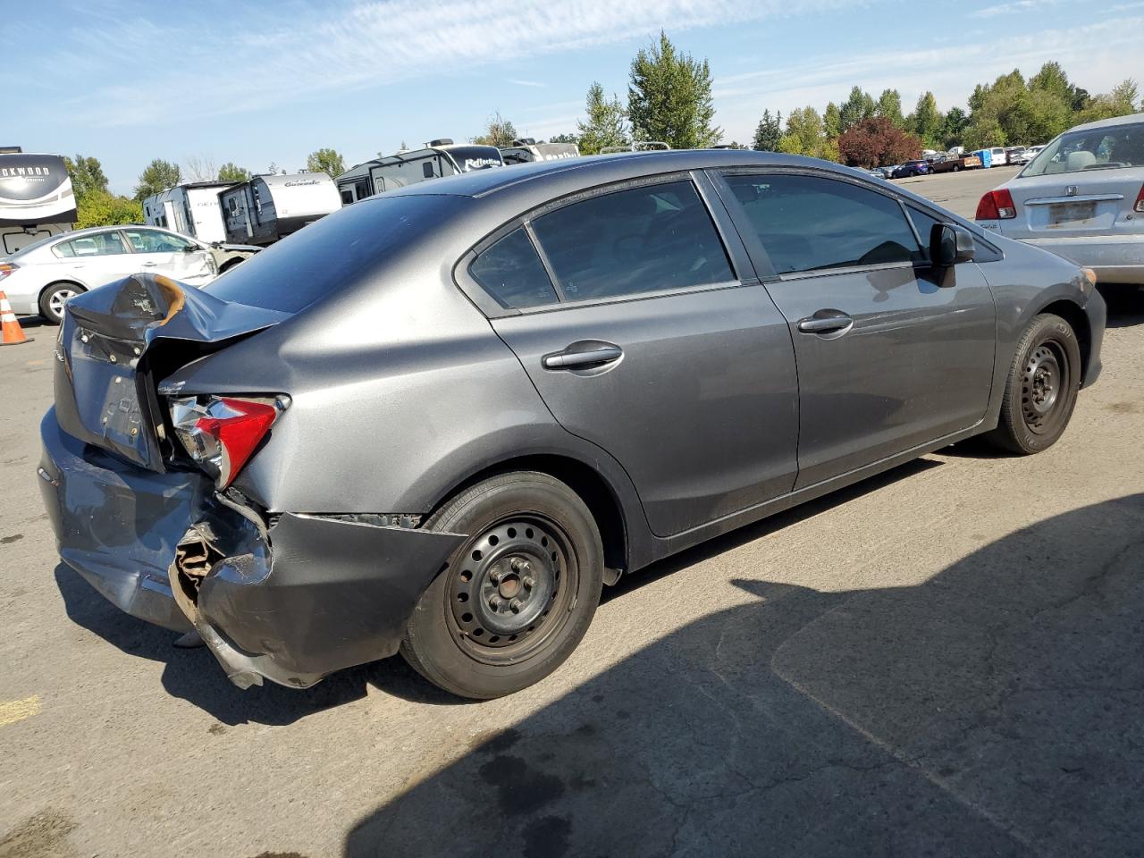 2012 Honda Civic Ex Charcoal vin: 2HGFB2F82CH556454