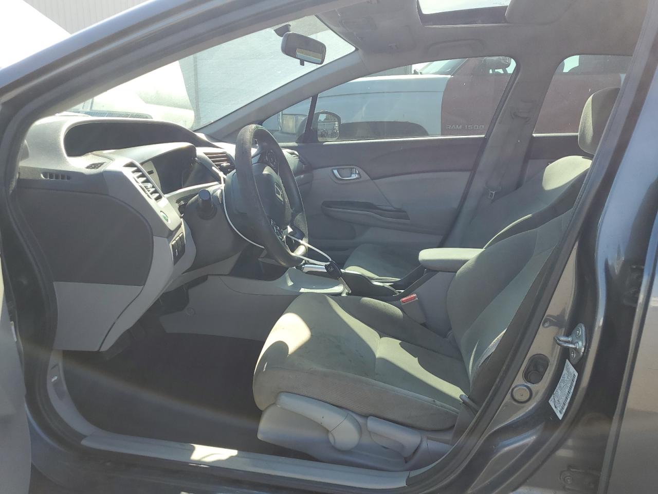2012 Honda Civic Ex Charcoal vin: 2HGFB2F82CH556454
