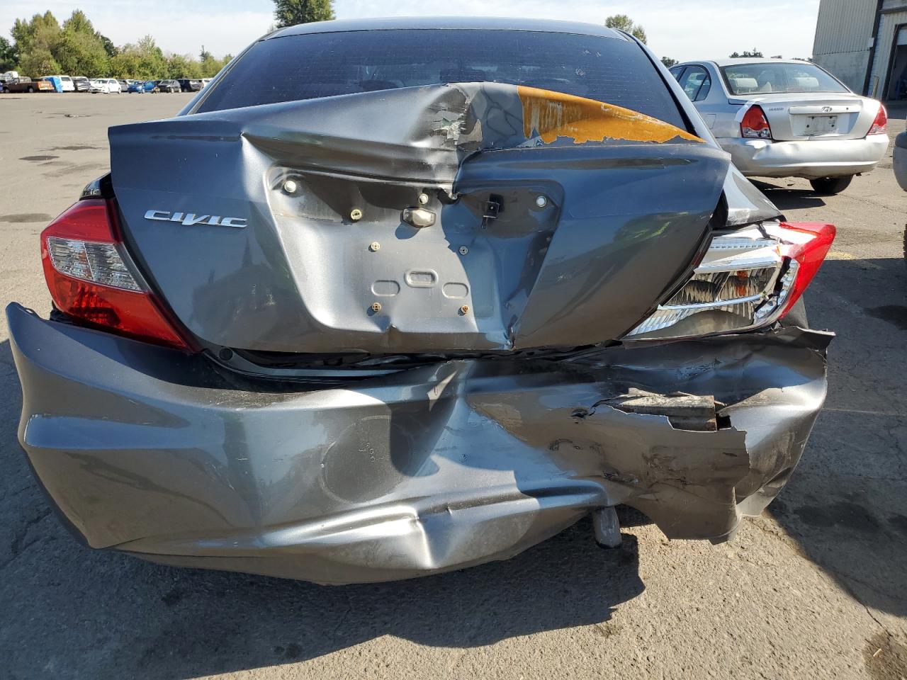 2012 Honda Civic Ex Charcoal vin: 2HGFB2F82CH556454