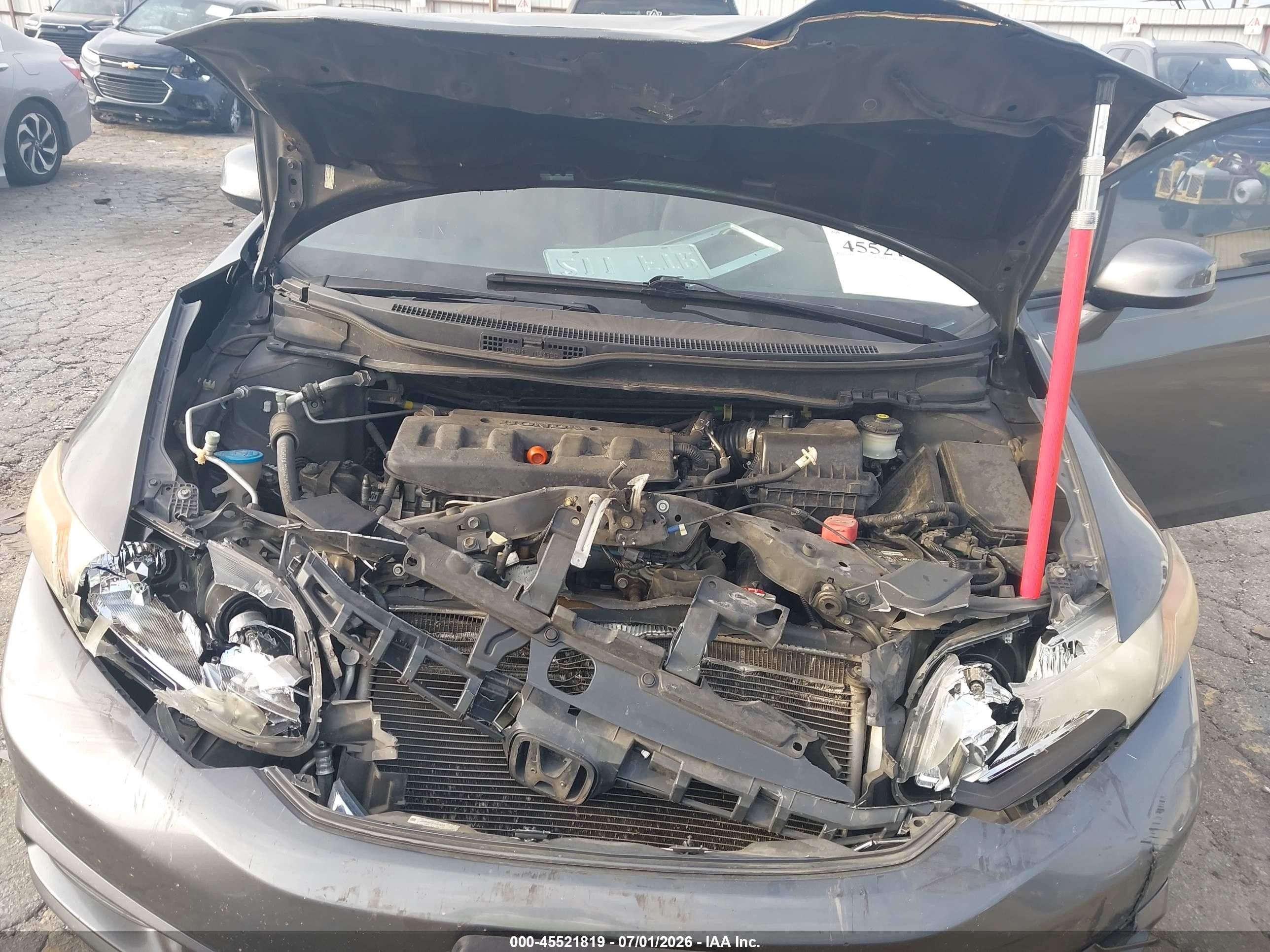 2012 Honda Civic Ex Gray vin: 2HGFB2F82CH573044