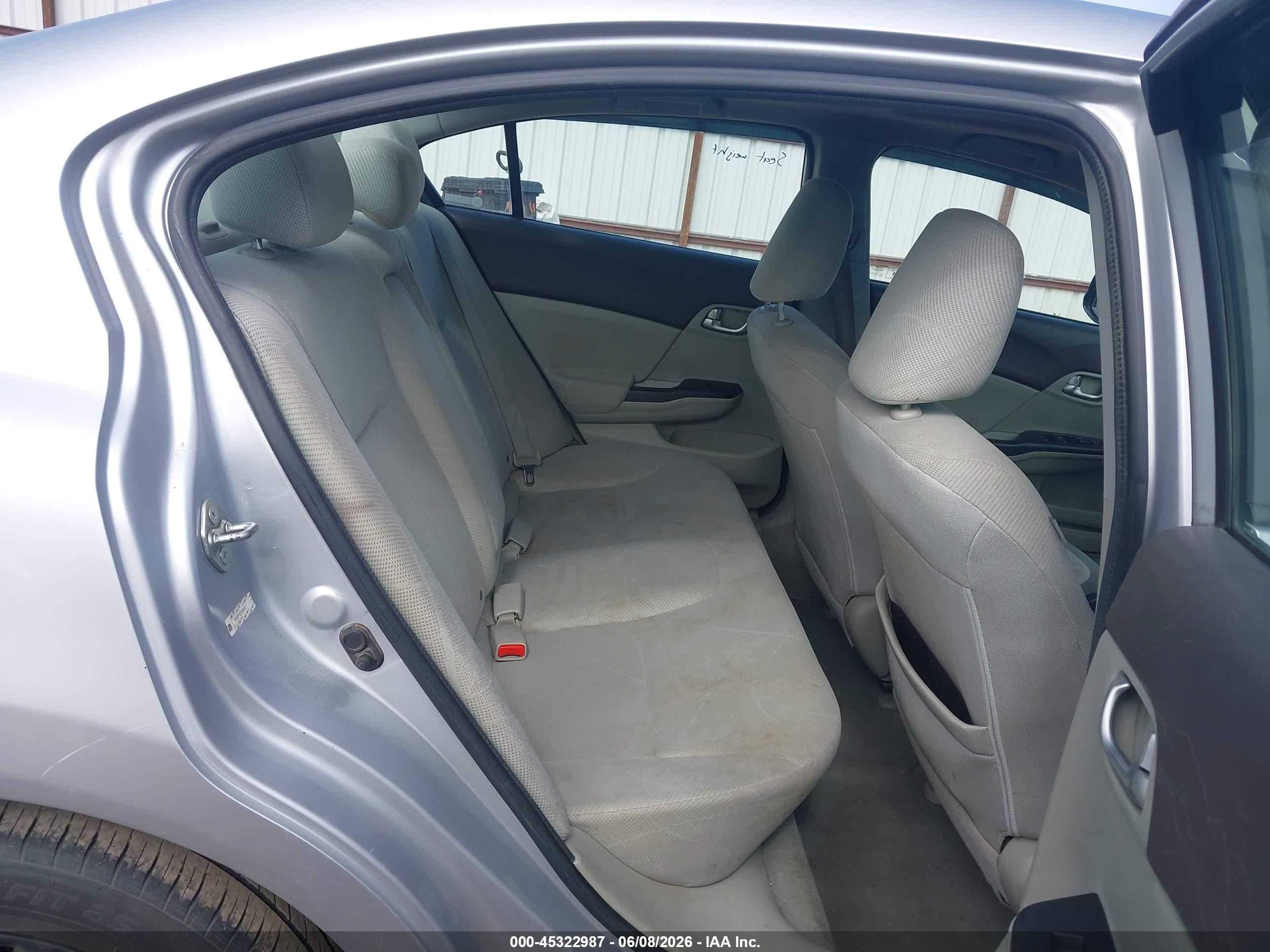 2012 Honda Civic Ex Silver vin: 2HGFB2F82CH588045
