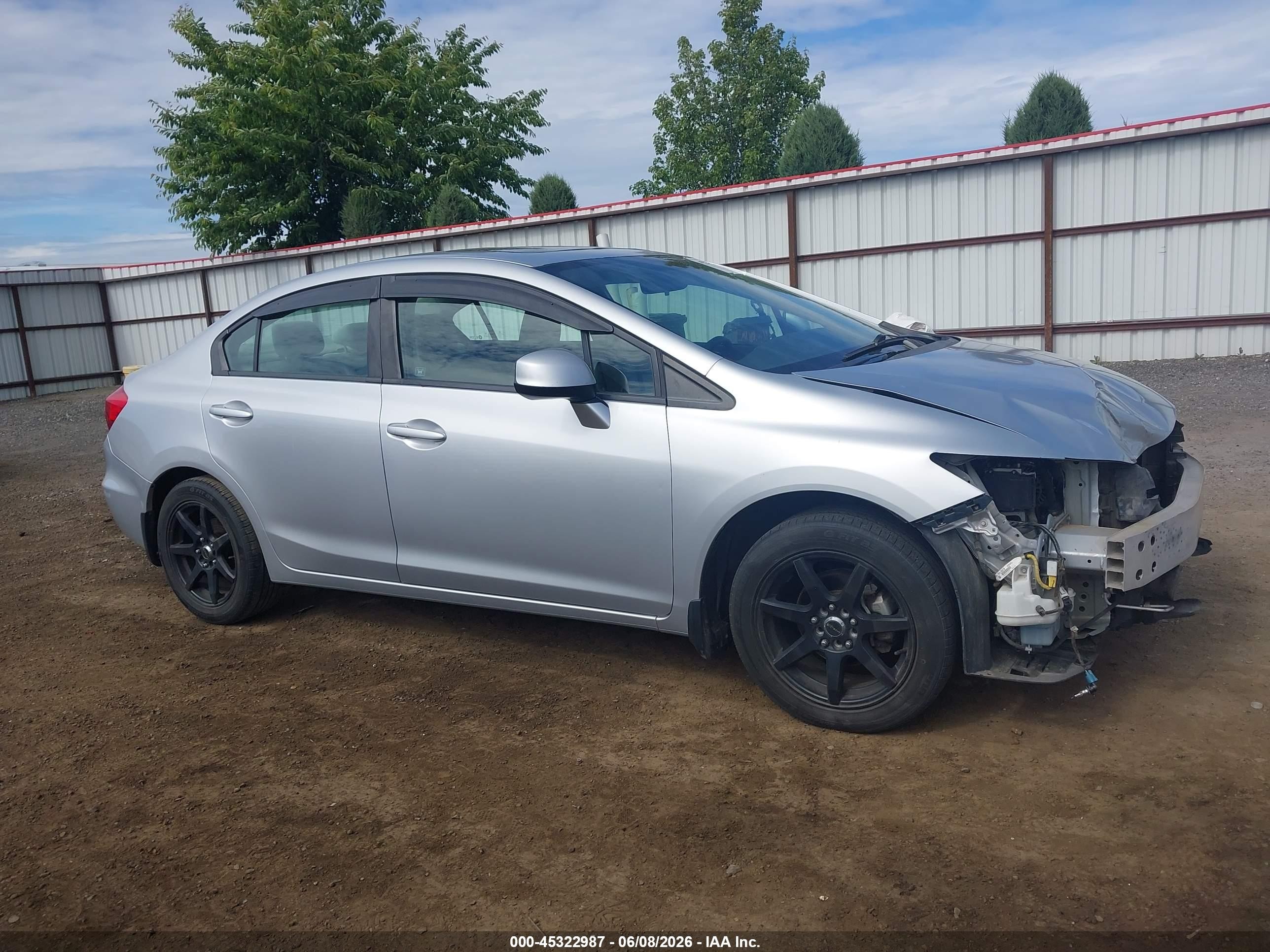 2012 Honda Civic Ex Silver vin: 2HGFB2F82CH588045