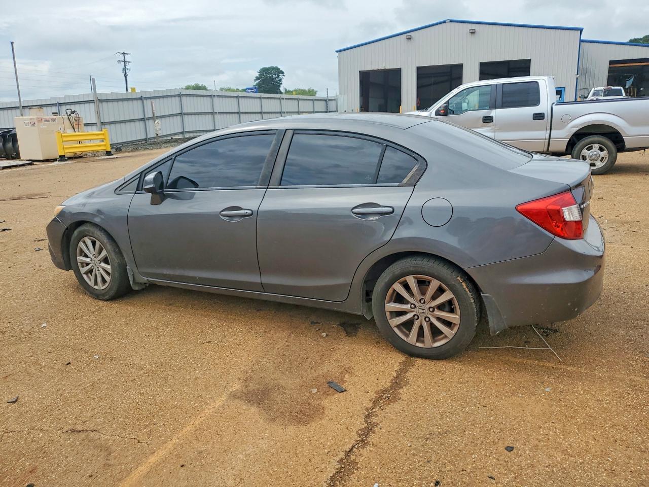 2012 Honda Civic Ex Серый vin: 2HGFB2F82CH591463