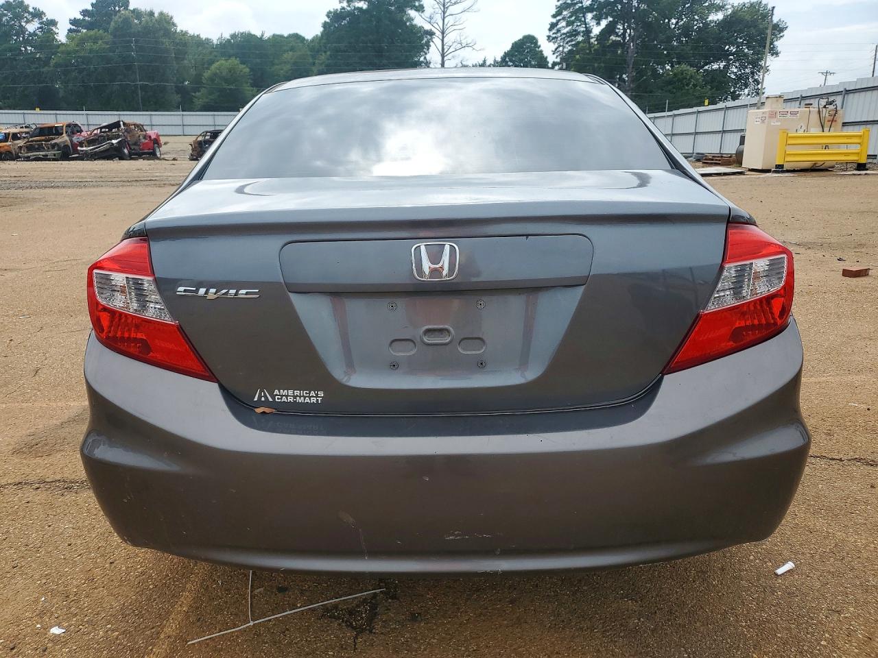 2012 Honda Civic Ex Серый vin: 2HGFB2F82CH591463