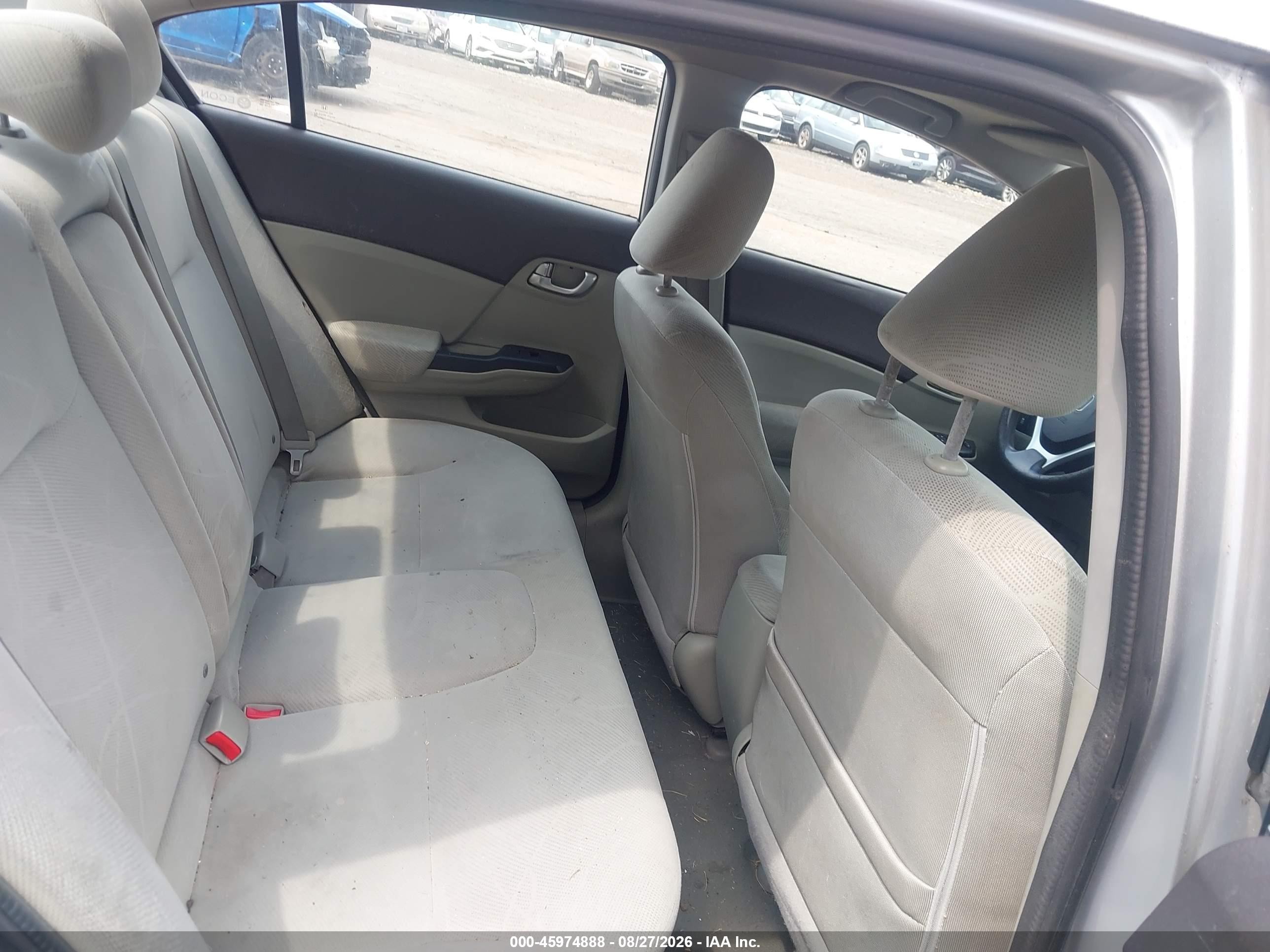 2012 Honda Civic Ex Silver vin: 2HGFB2F82CH602817