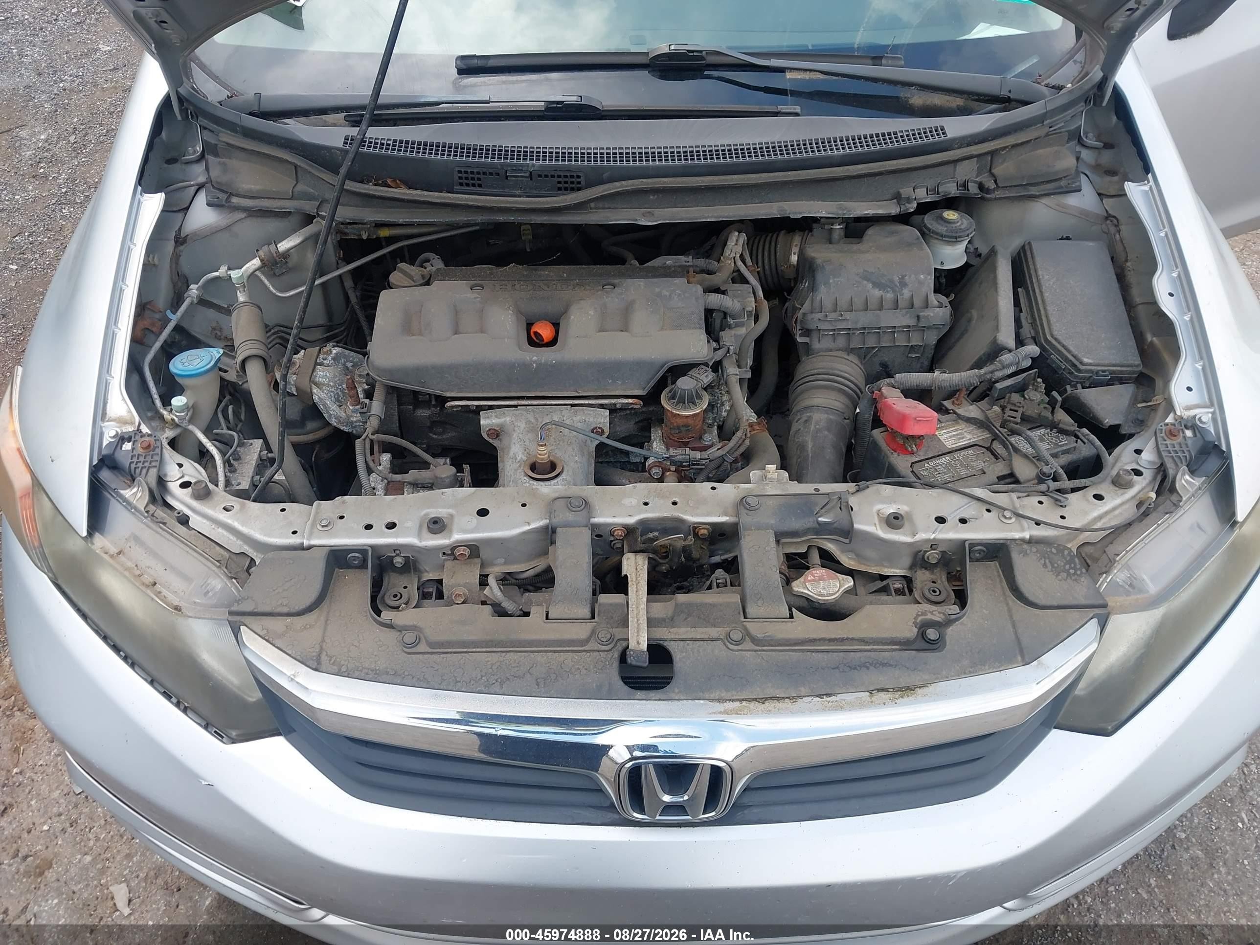 2012 Honda Civic Ex Silver vin: 2HGFB2F82CH602817