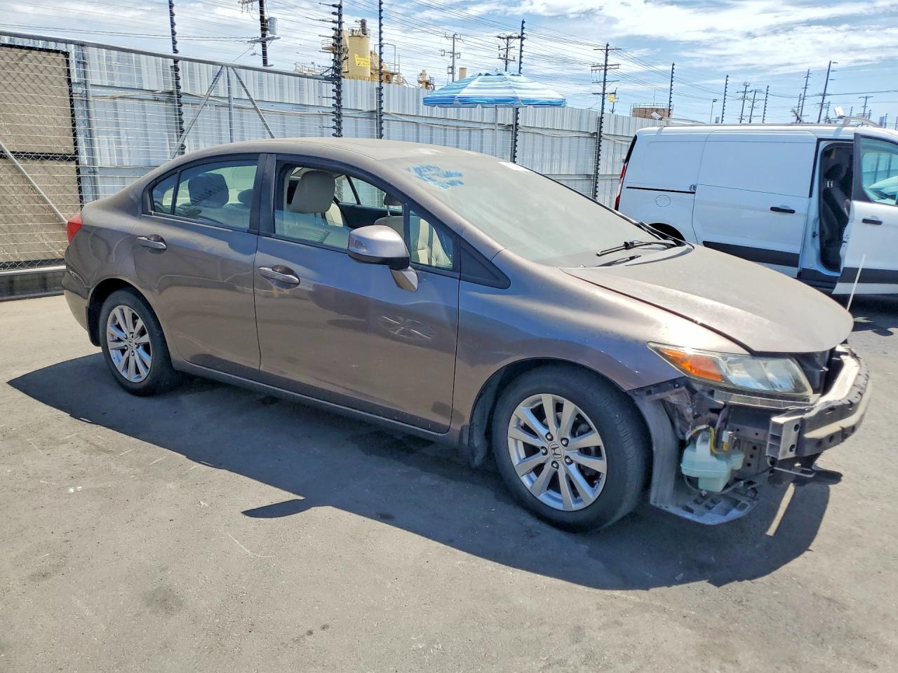 2012 Honda Civic Ex Tan vin: 2HGFB2F82CH610142