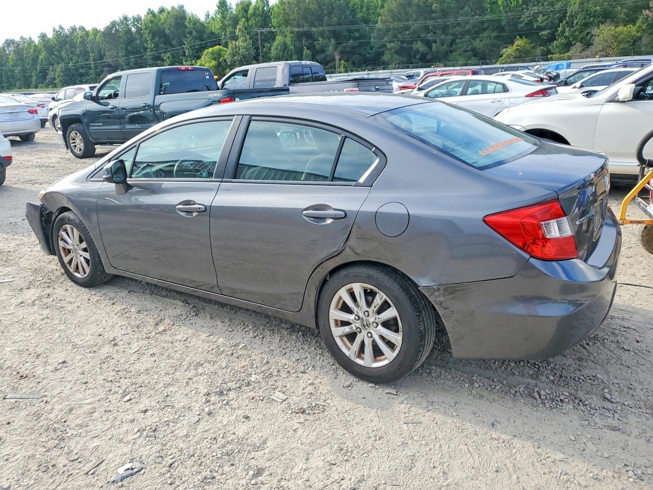 2012 Honda Civic Ex Charcoal vin: 2HGFB2F82CH610285