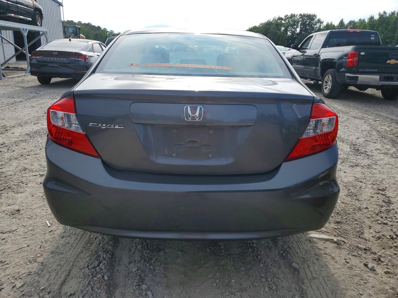 2012 Honda Civic Ex Charcoal vin: 2HGFB2F82CH610285