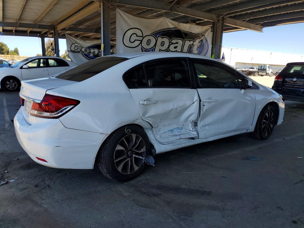 2013 Honda Civic Ex Белый vin: 2HGFB2F82DH503576